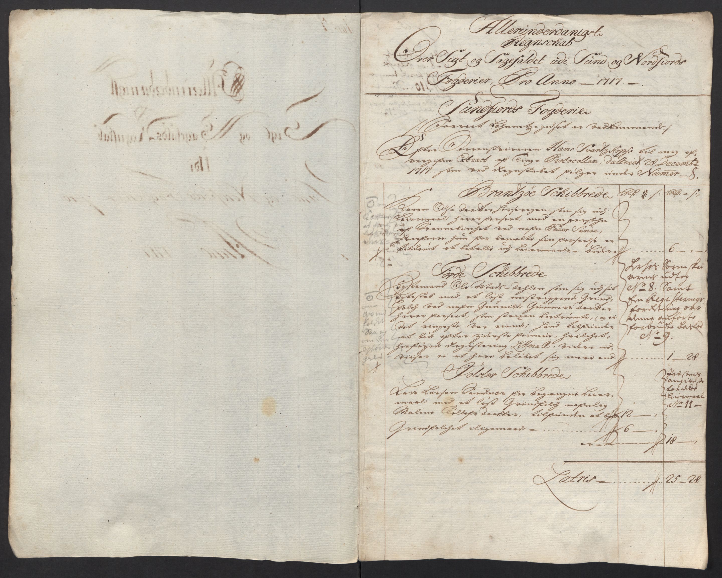 Rentekammeret inntil 1814, Reviderte regnskaper, Fogderegnskap, RA/EA-4092/R53/L3441: Fogderegnskap Sunn- og Nordfjord, 1717-1718, s. 90