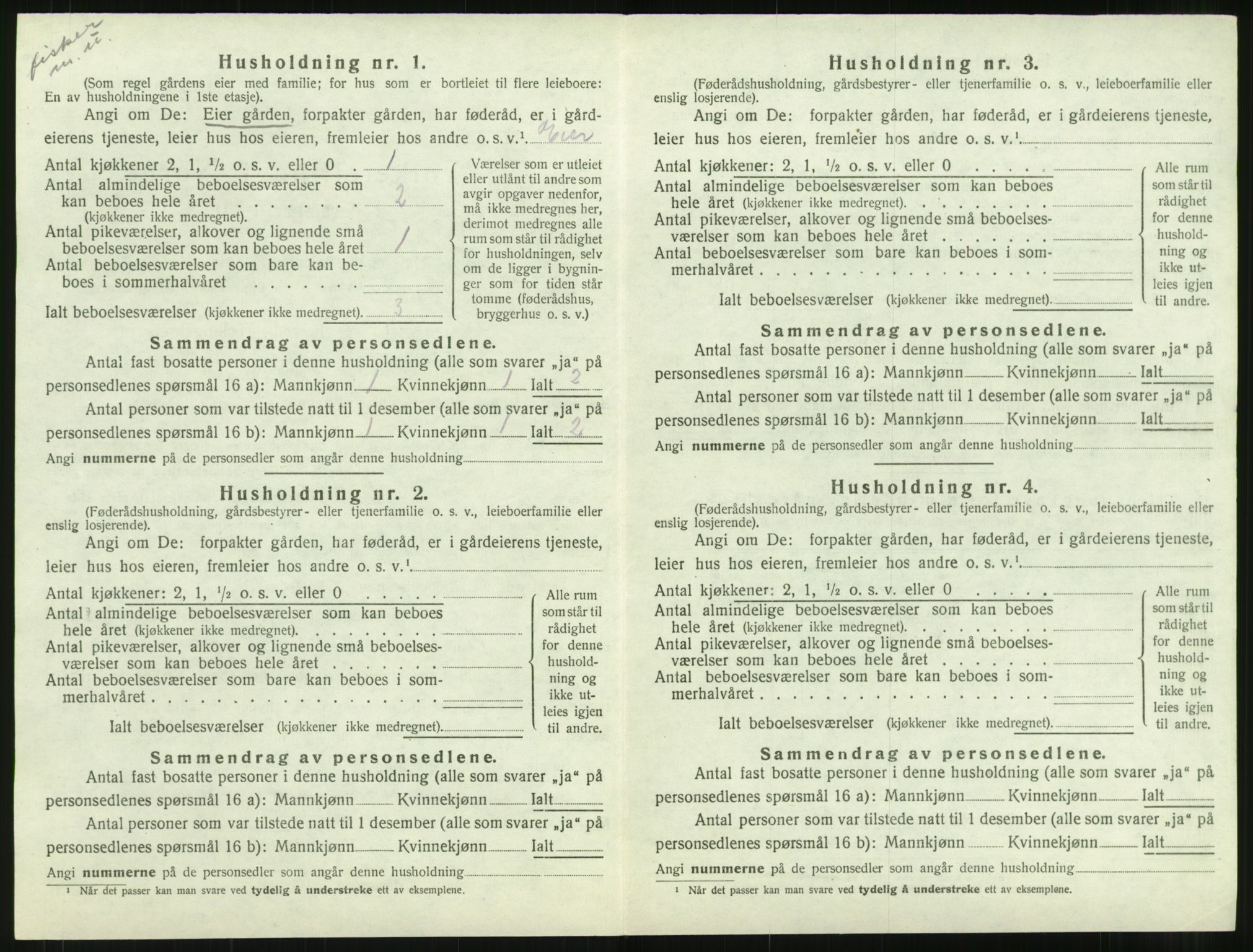 SAT, Folketelling 1920 for 1550 Hustad herred, 1920, s. 500