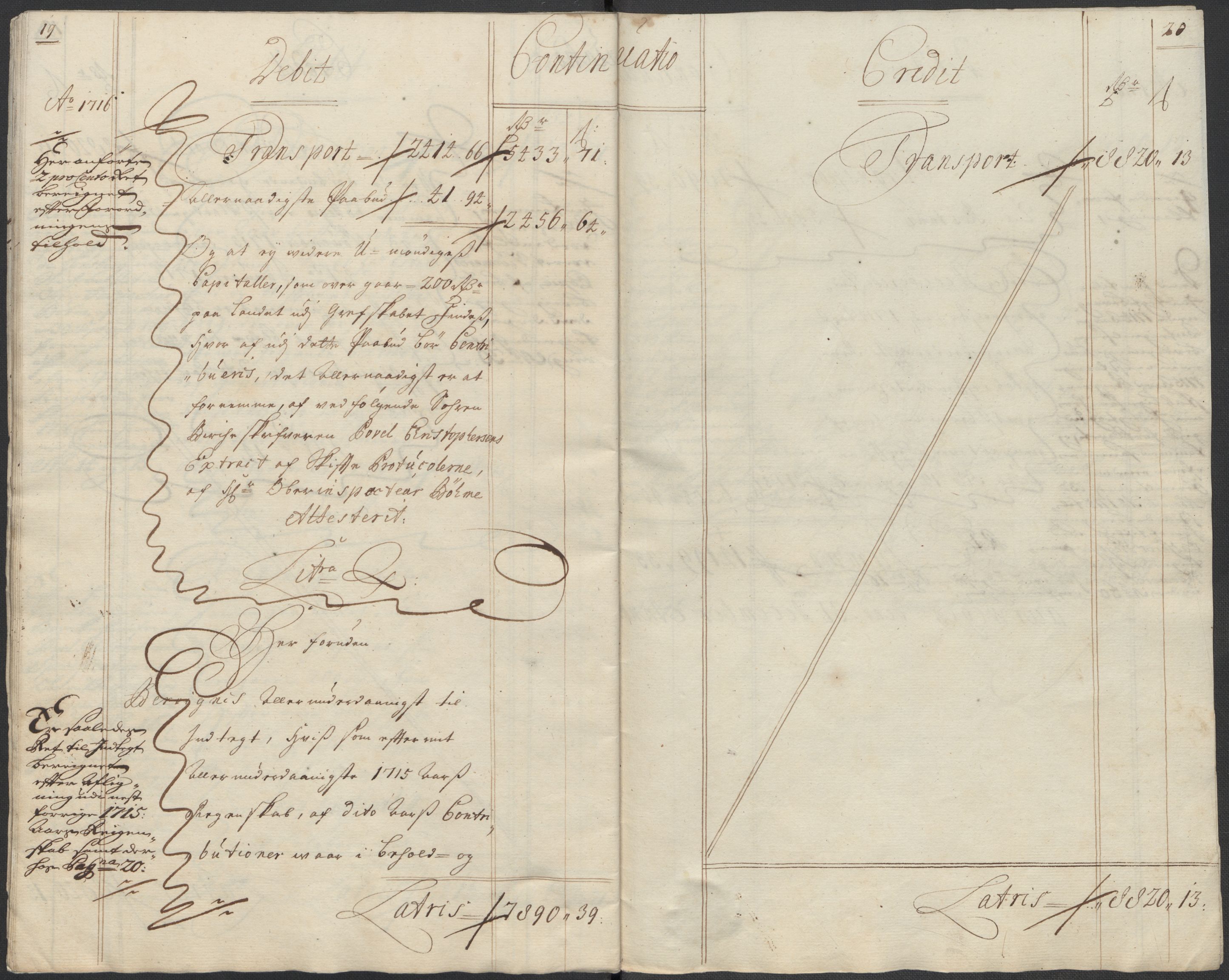 Rentekammeret inntil 1814, Reviderte regnskaper, Fogderegnskap, AV/RA-EA-4092/R33/L1987: Fogderegnskap Larvik grevskap, 1716-1717, s. 13