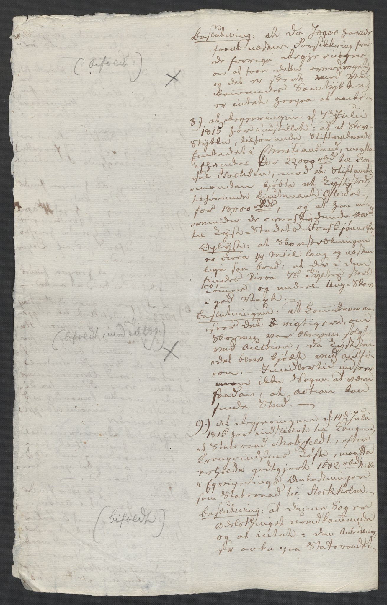 Christie, Wilhelm Frimann Koren, RA/PA-0014/F/L0005: Christies dokumenter fra Stortinget, 1815-1816, s. 254