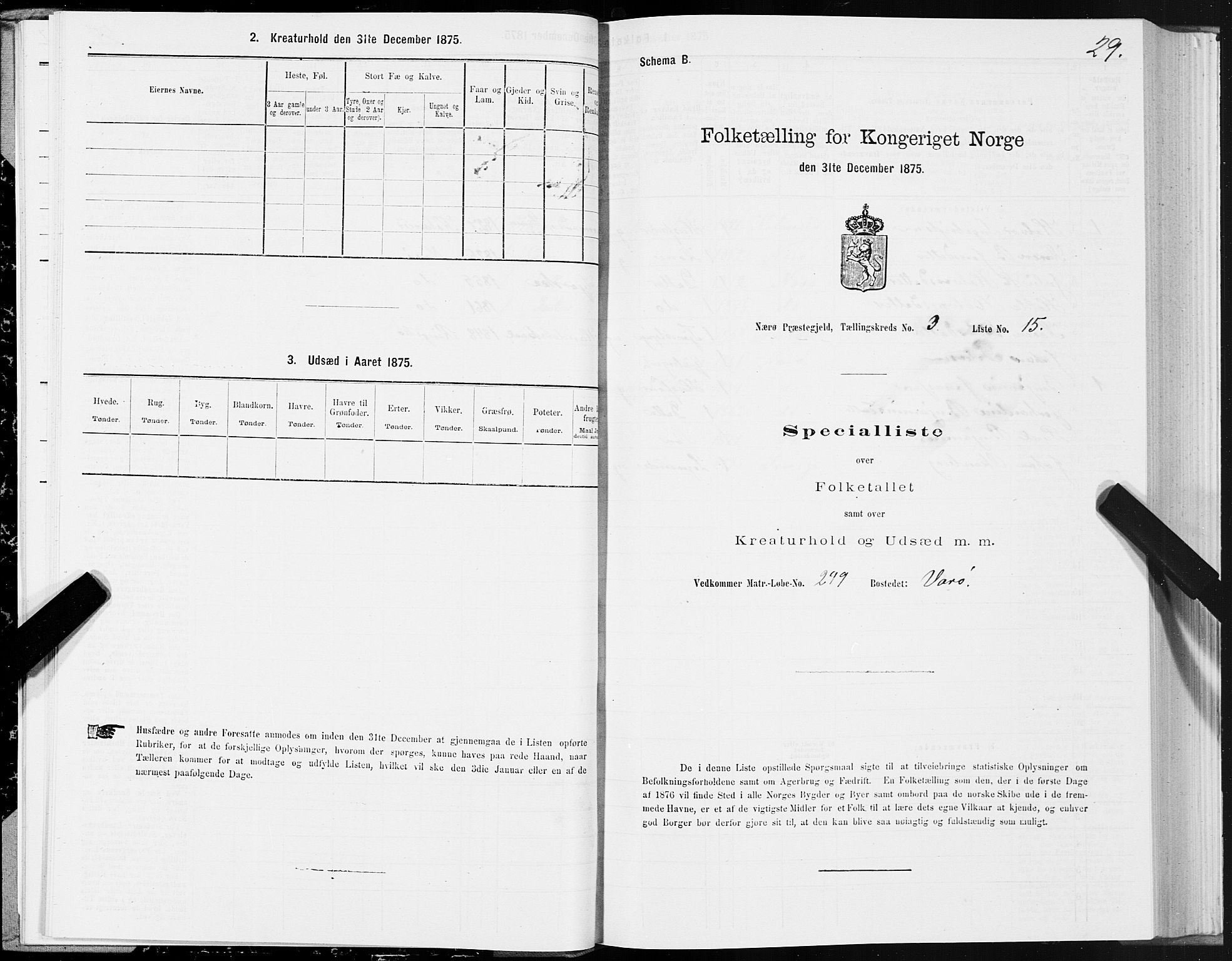 SAT, Folketelling 1875 for 1751P Nærøy prestegjeld, 1875, s. 2029
