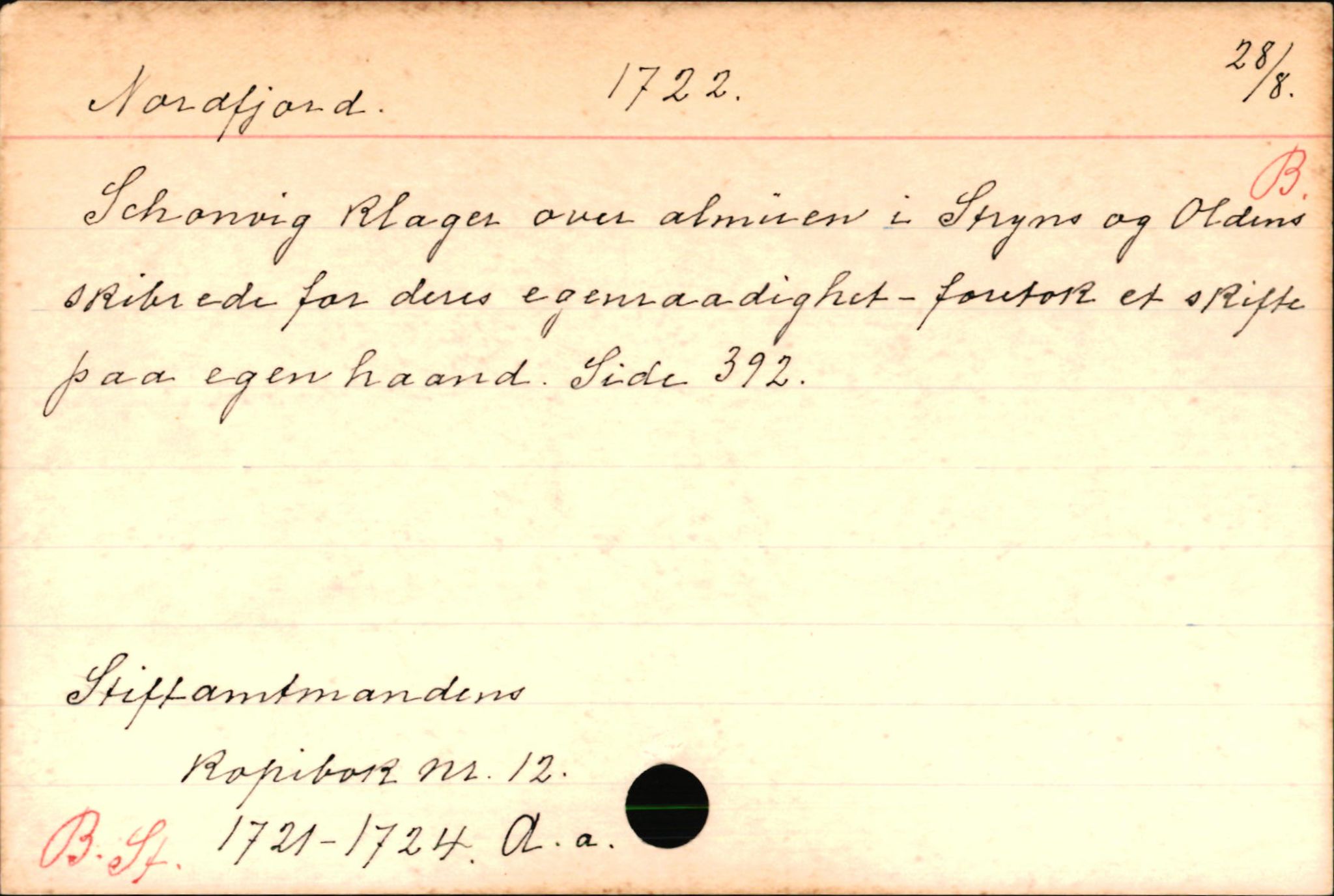 Haugen, Johannes - lærer, AV/SAB-SAB/PA-0036/01/L0001: Om klokkere og lærere, 1521-1904, s. 9392