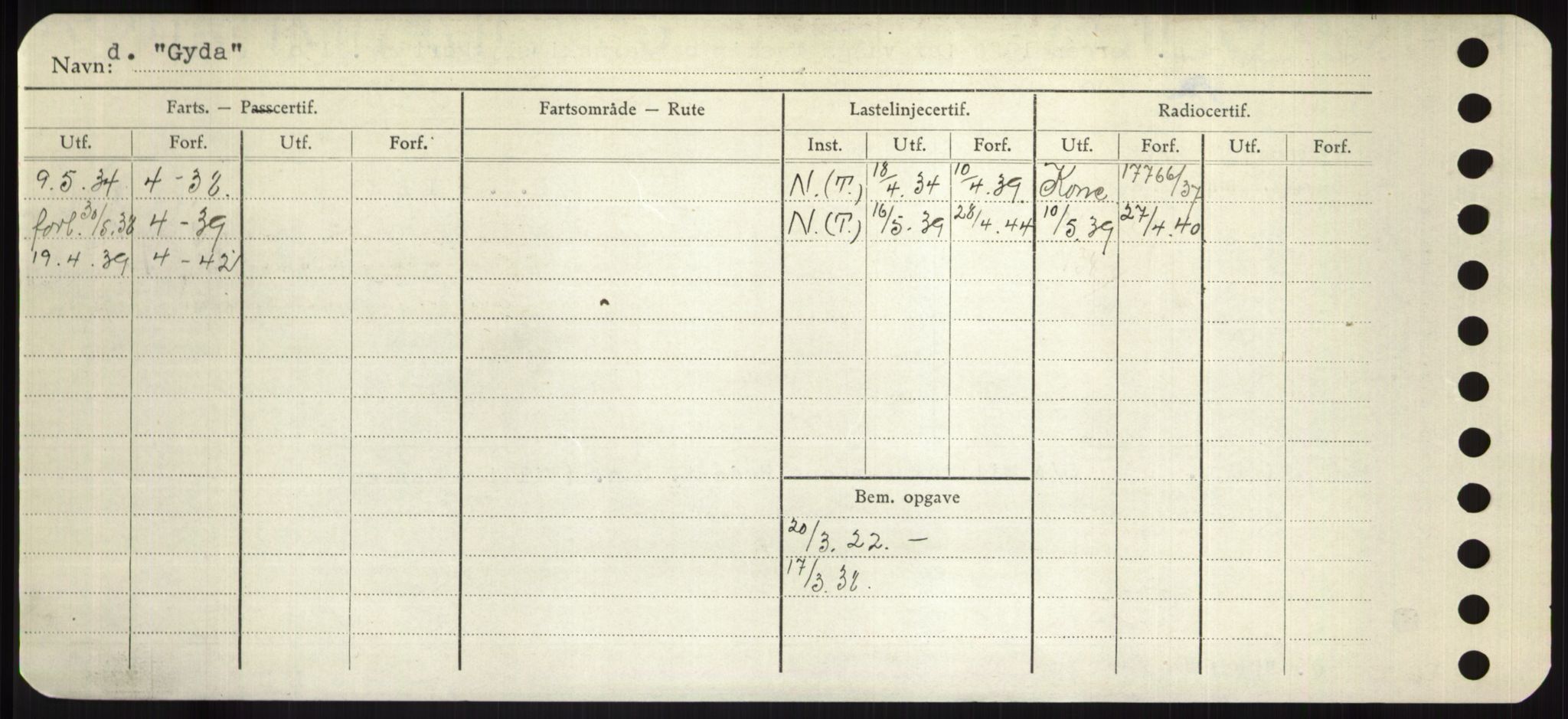 Sjøfartsdirektoratet med forløpere, Skipsmålingen, RA/S-1627/H/Hd/L0013: Fartøy, Gne-Gås, s. 478