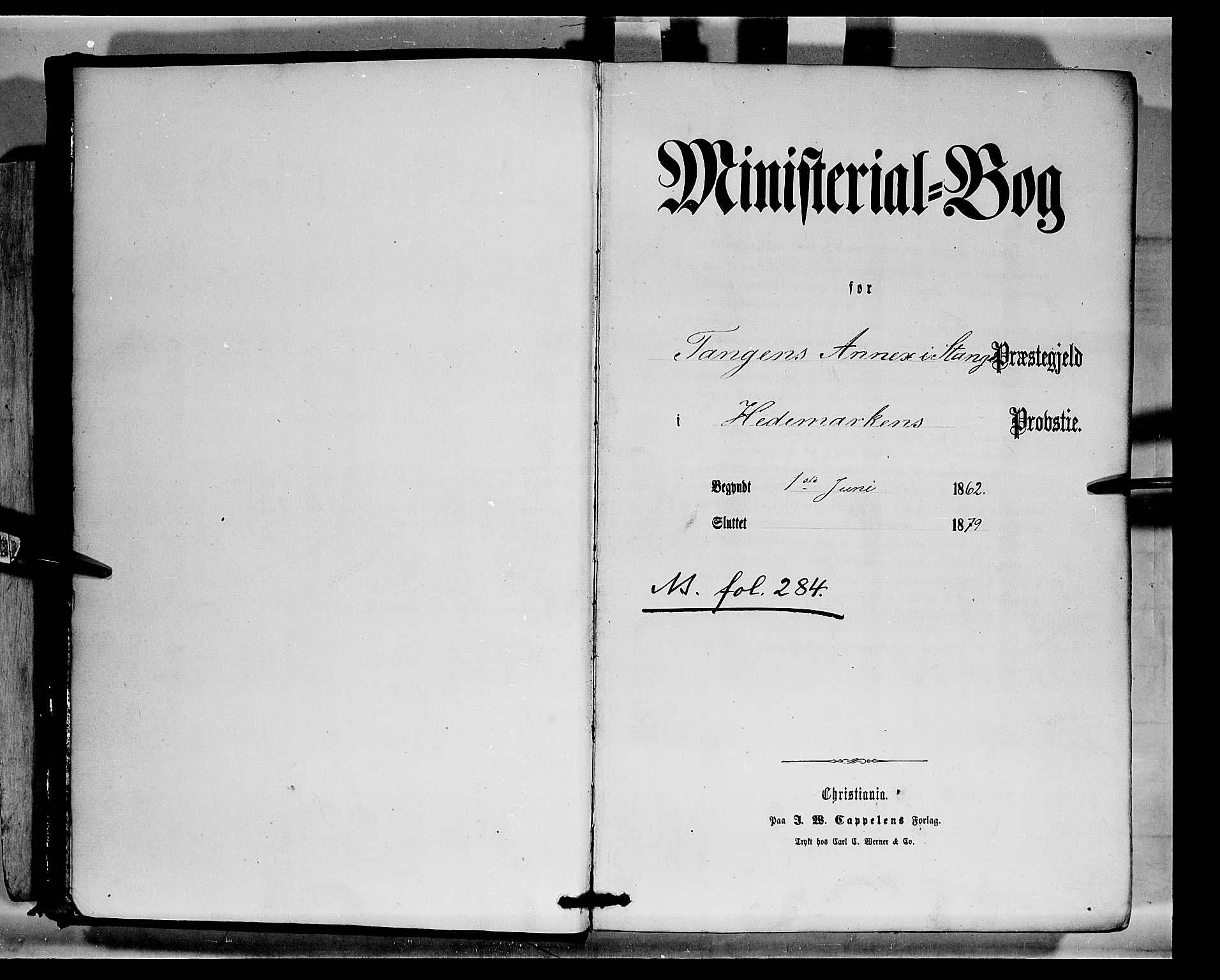 Stange prestekontor, SAH/PREST-002/K/L0014: Ministerialbok nr. 14, 1862-1879
