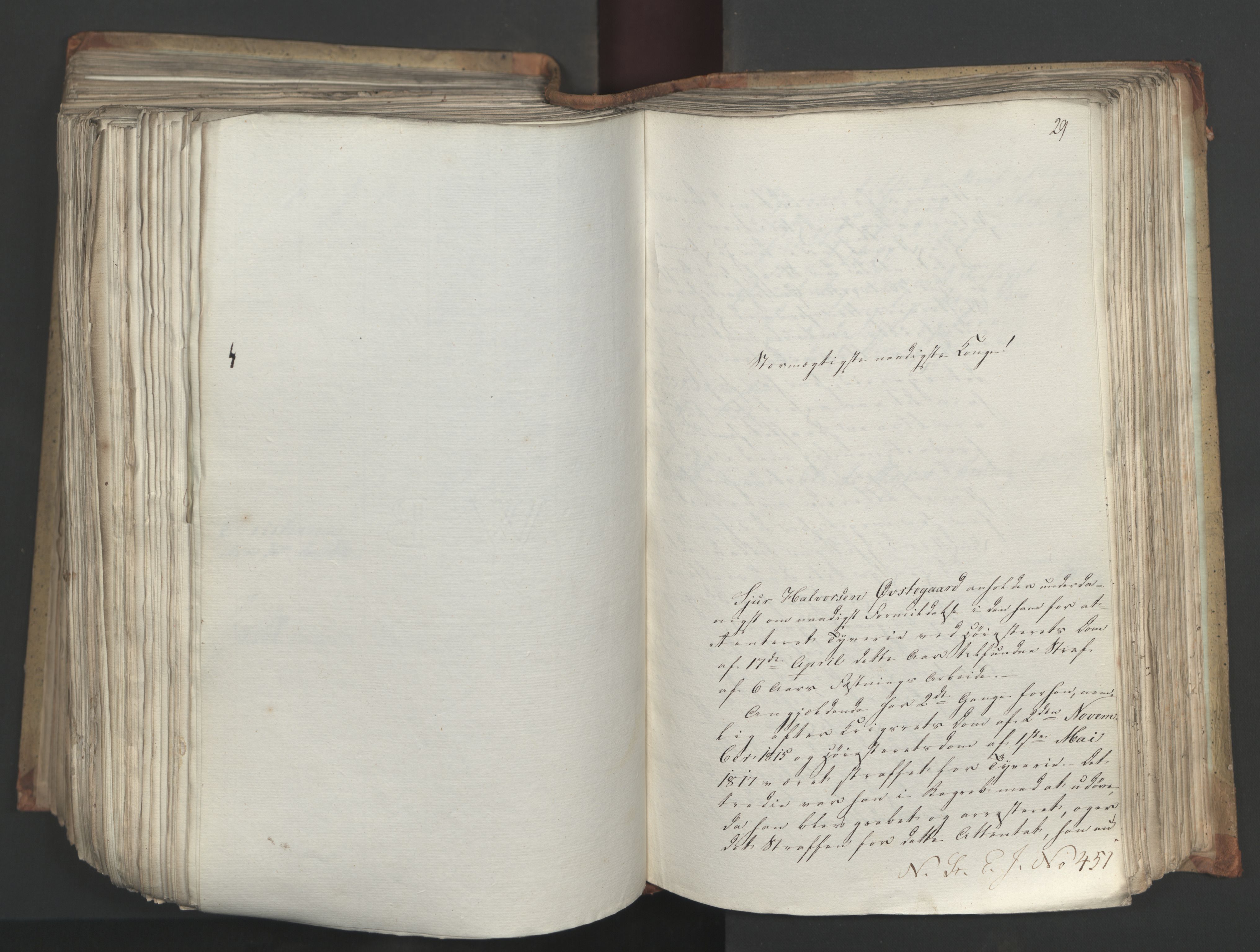 Statsrådsavdelingen i Stockholm, AV/RA-S-1003/D/Da/L0034: Regjeringsinnstillinger nr. 275-540, 1823, s. 488