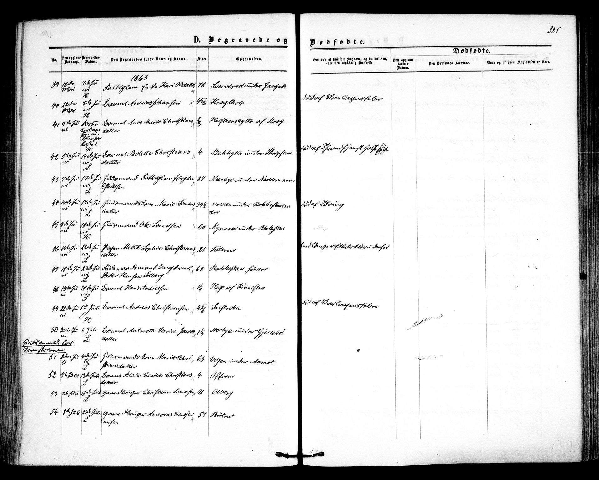 Høland prestekontor Kirkebøker, AV/SAO-A-10346a/F/Fa/L0011: Ministerialbok nr. I 11, 1862-1869, s. 325