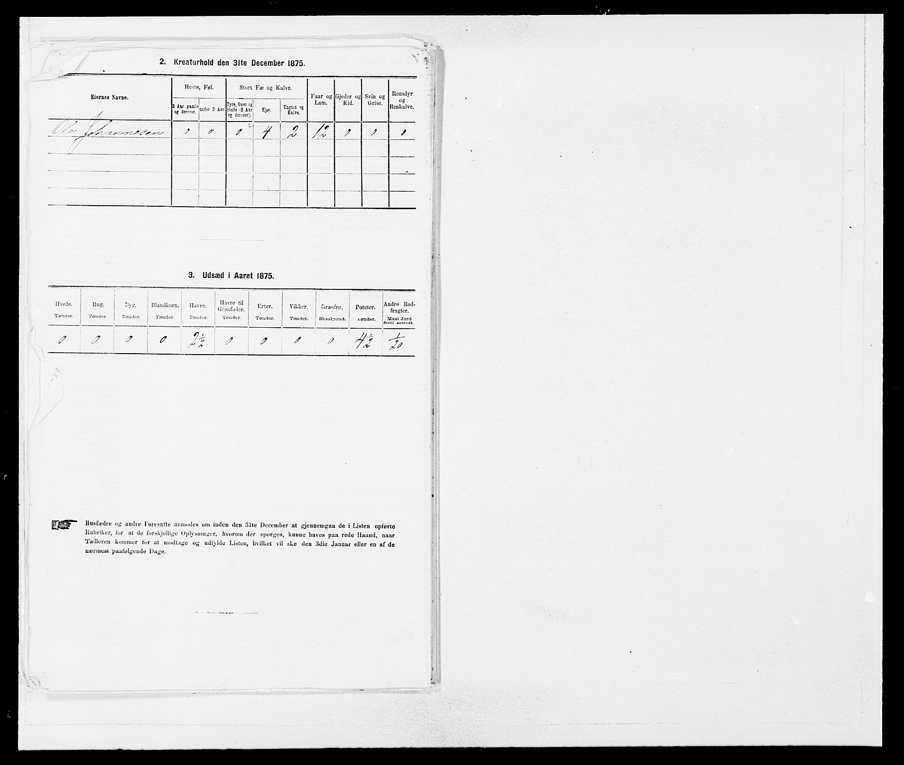 SAB, Folketelling 1875 for 1254P Hamre prestegjeld, 1875, s. 1441