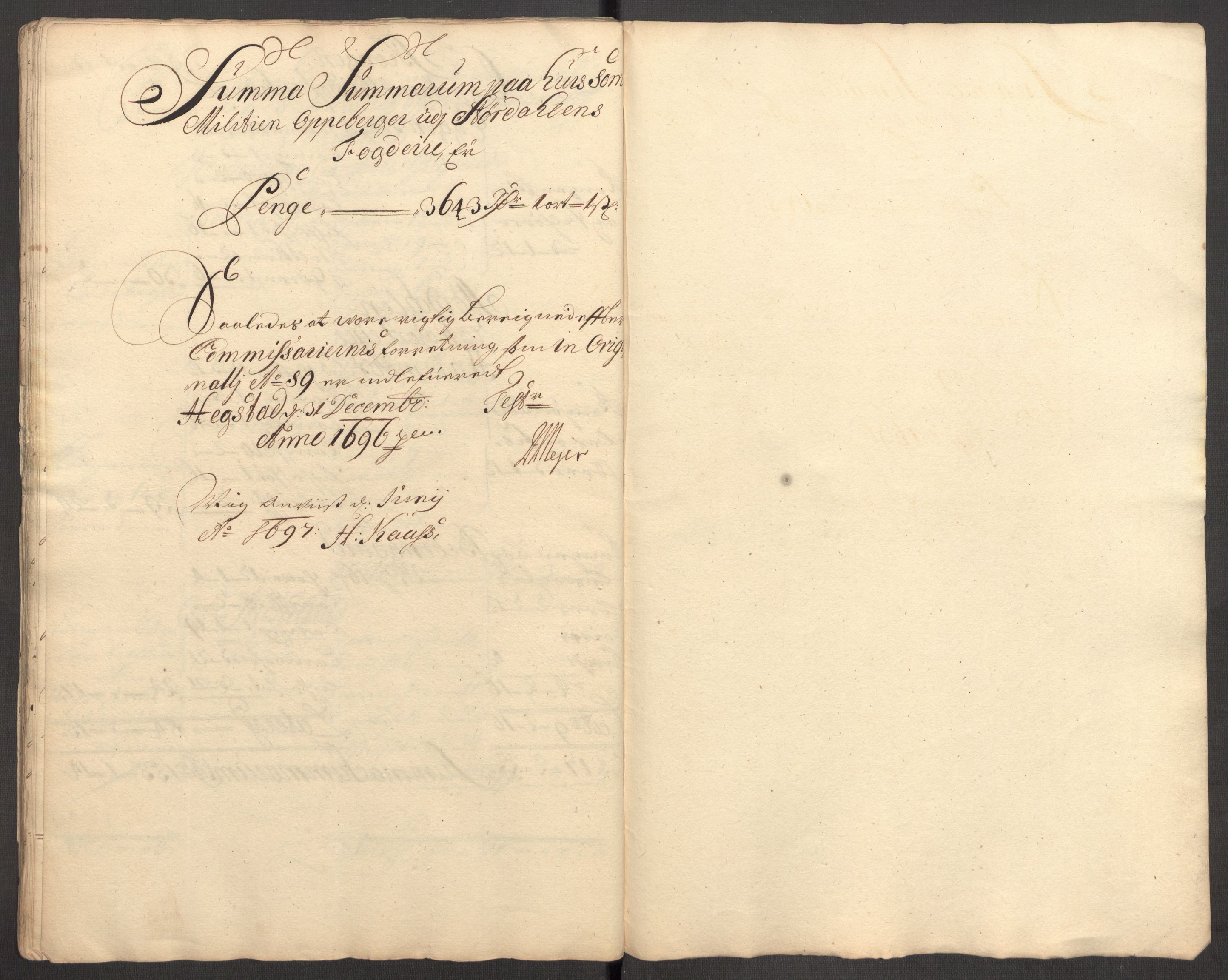 Rentekammeret inntil 1814, Reviderte regnskaper, Fogderegnskap, RA/EA-4092/R62/L4188: Fogderegnskap Stjørdal og Verdal, 1696, s. 220
