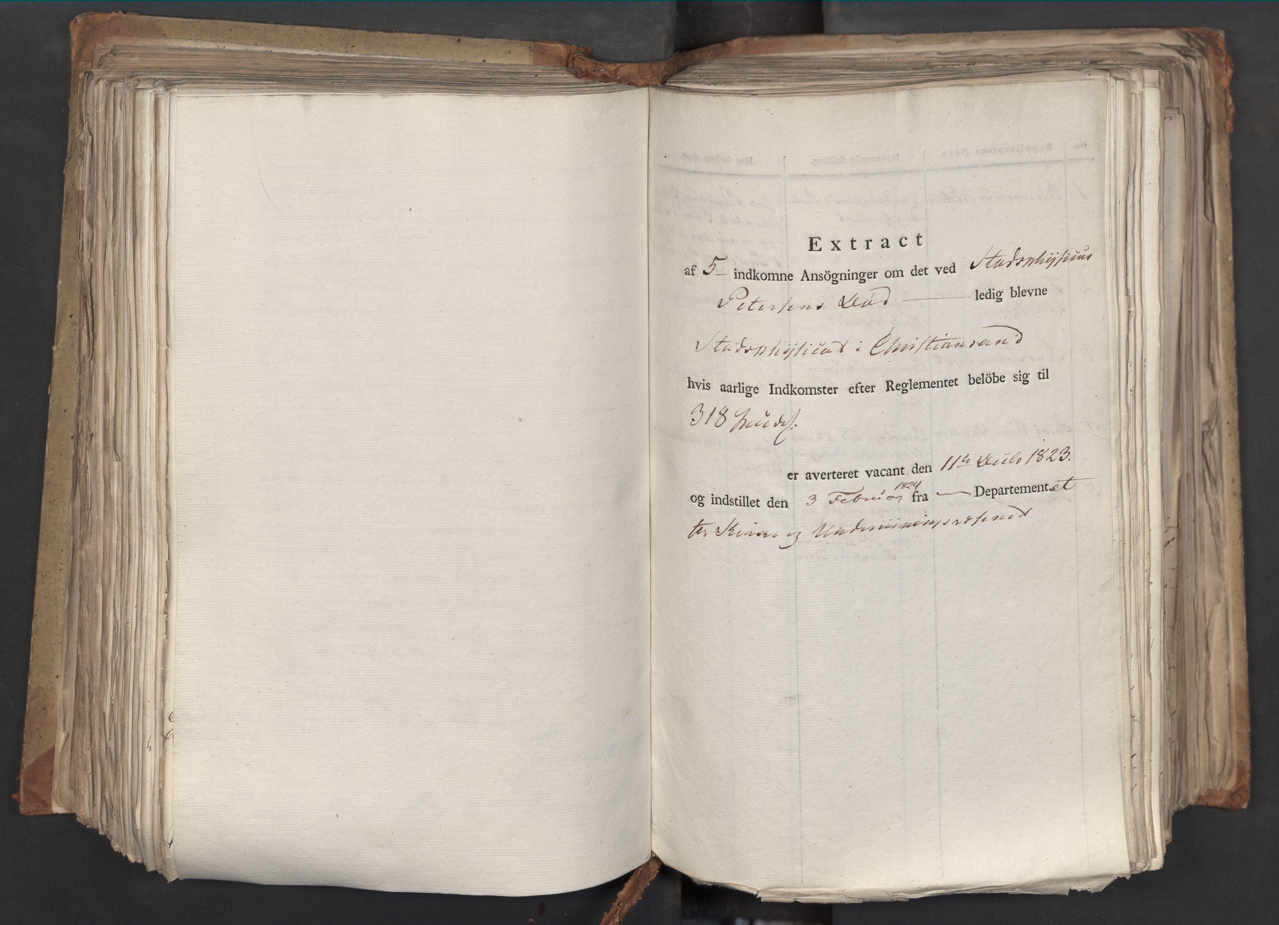 Statsrådsavdelingen i Stockholm, AV/RA-S-1003/D/Da/L0037: Regjeringsinnstillinger nr. 1115-1403, 1824, s. 352