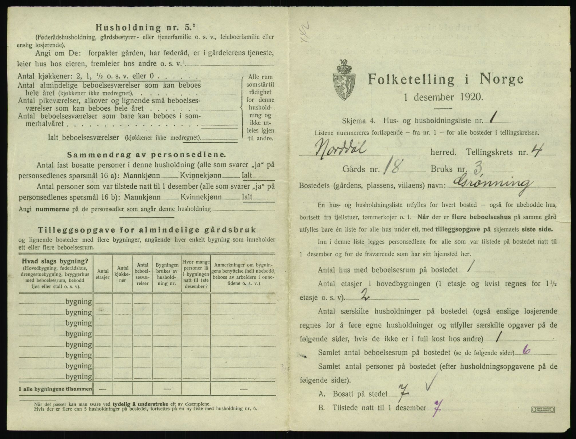 SAT, Folketelling 1920 for 1524 Norddal herred, 1920, s. 317