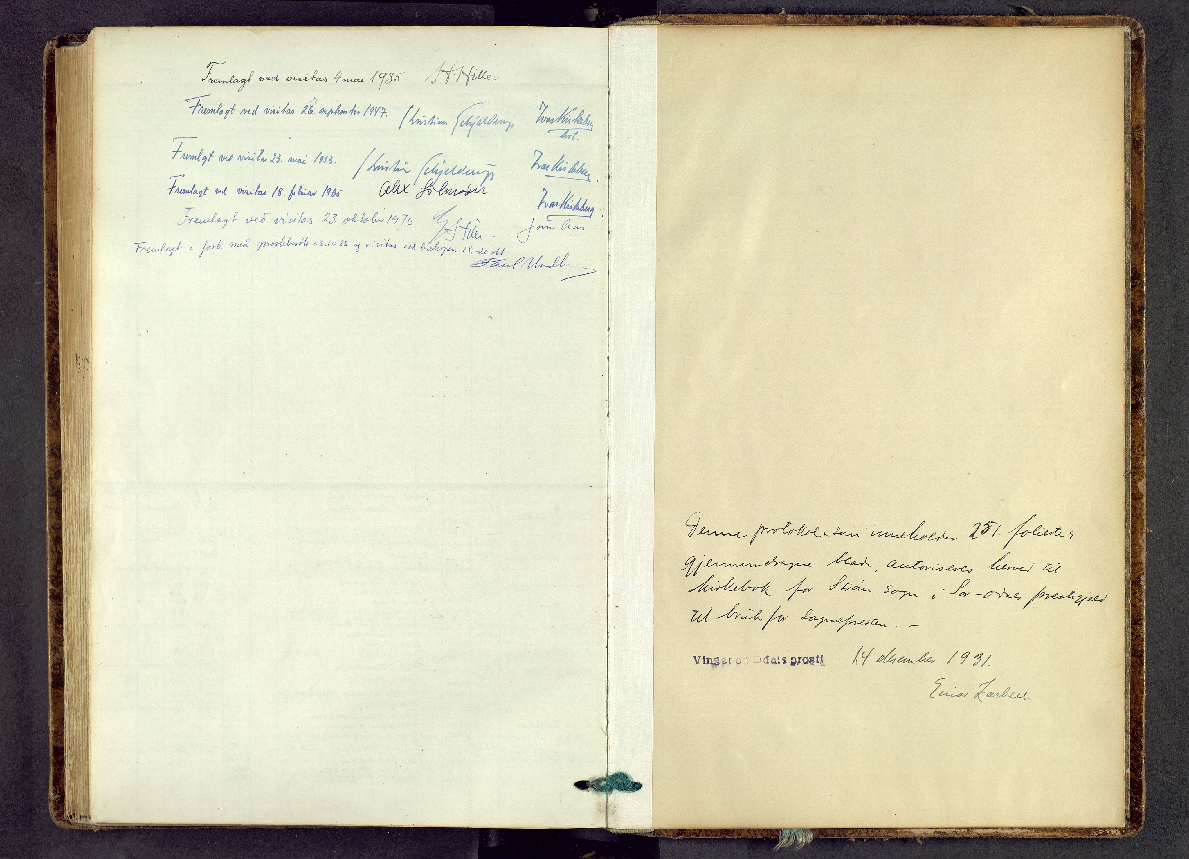 Sør-Odal prestekontor, AV/SAH-PREST-030/H/Ha/Haa/L0014: Ministerialbok nr. 14, 1932-1982, s. 252