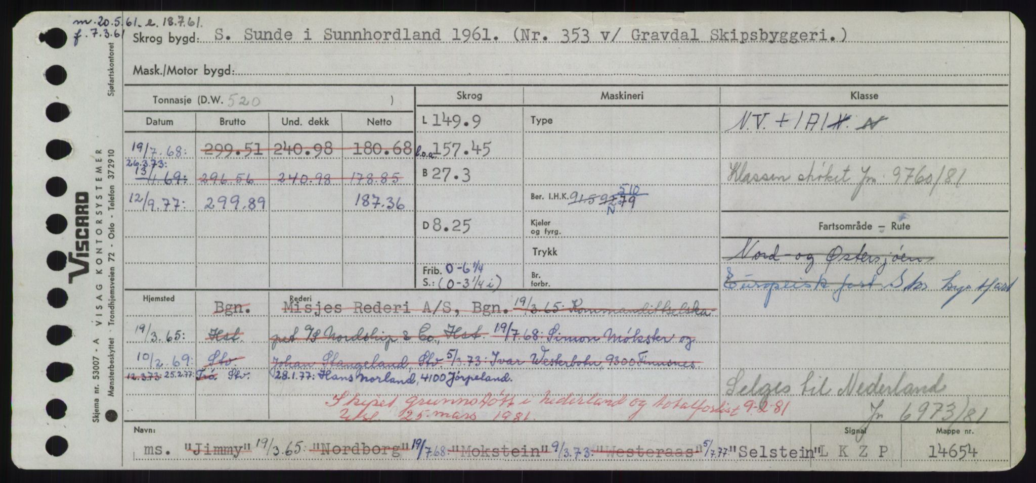 Sjøfartsdirektoratet med forløpere, Skipsmålingen, AV/RA-S-1627/H/Hd/L0032: Fartøy, San-Seve, s. 459