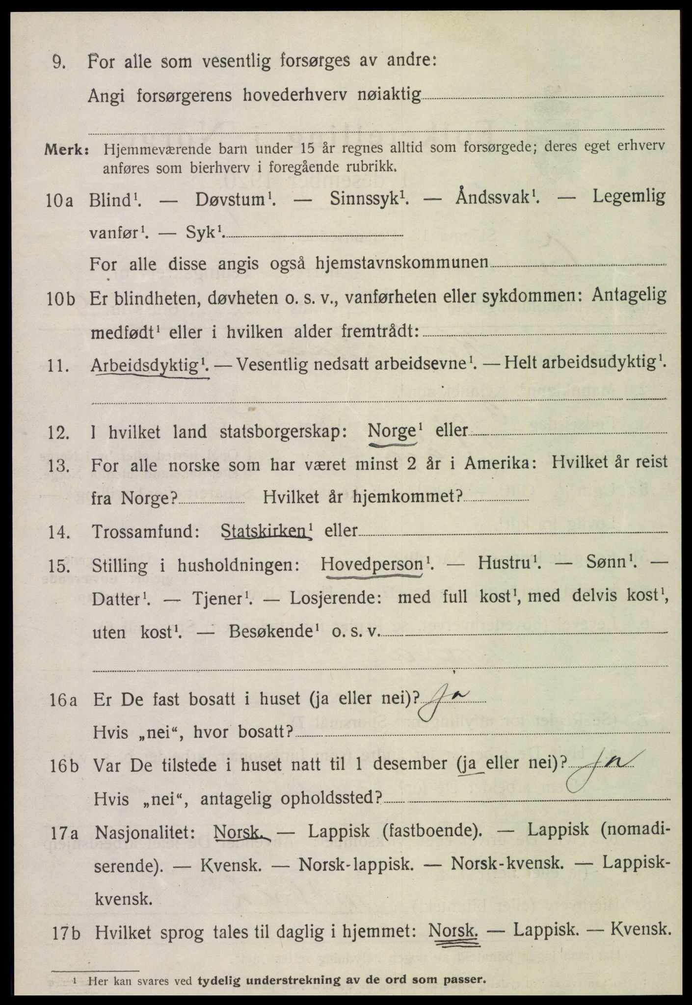 SAT, Folketelling 1920 for 1744 Overhalla herred, 1920, s. 1275