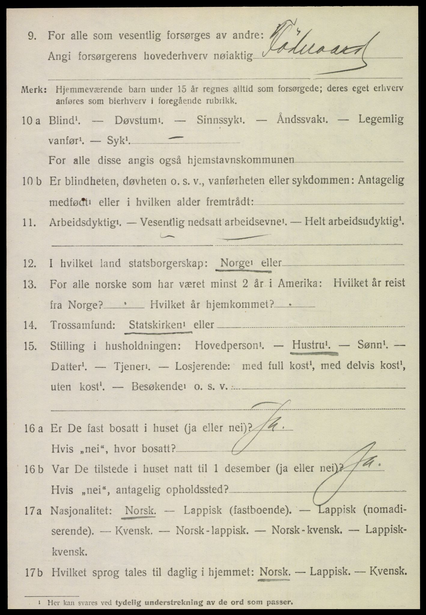 SAT, Folketelling 1920 for 1718 Leksvik herred, 1920, s. 2231