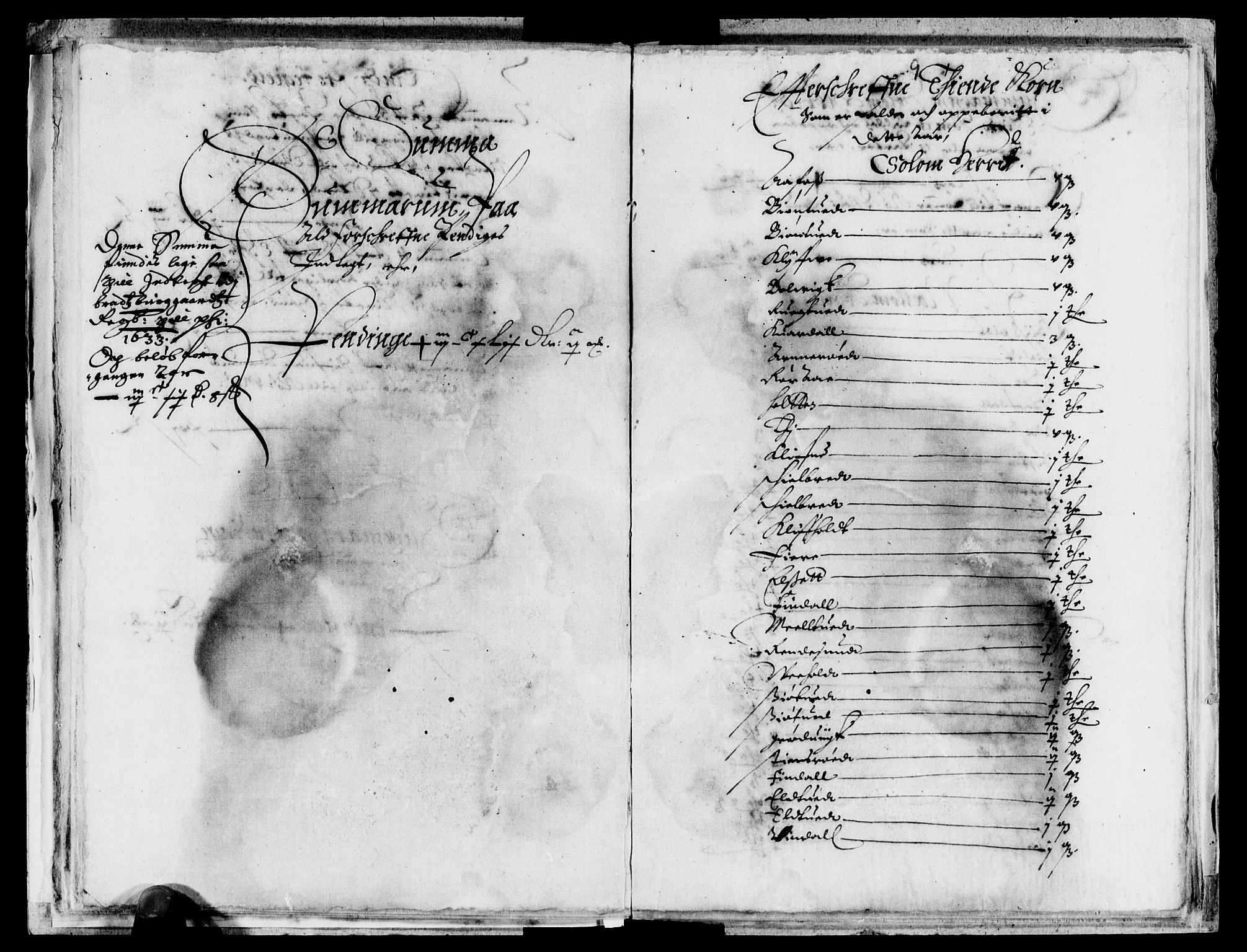 Rentekammeret inntil 1814, Reviderte regnskaper, Lensregnskaper, AV/RA-EA-5023/R/Rb/Rbp/L0016: Bratsberg len, 1632-1634