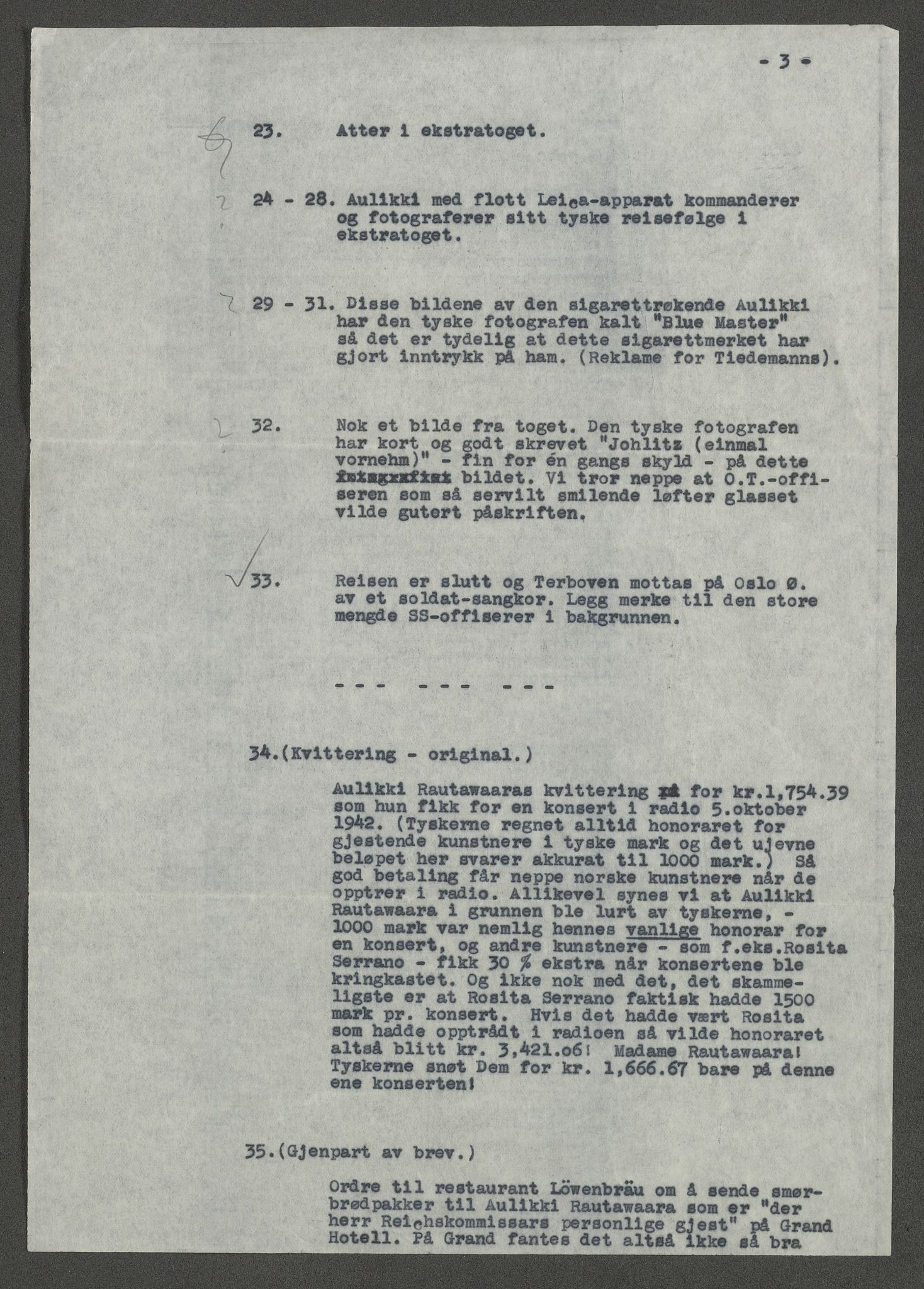 Tyske arkiver, Reichskommissariat, AV/RA-RAFA-2174/E/Ei/L0001: Reise des Reichskommissars nach Nord-Norwegen und Lappland vom 12. bis 23. Oktober 1942 , 1942