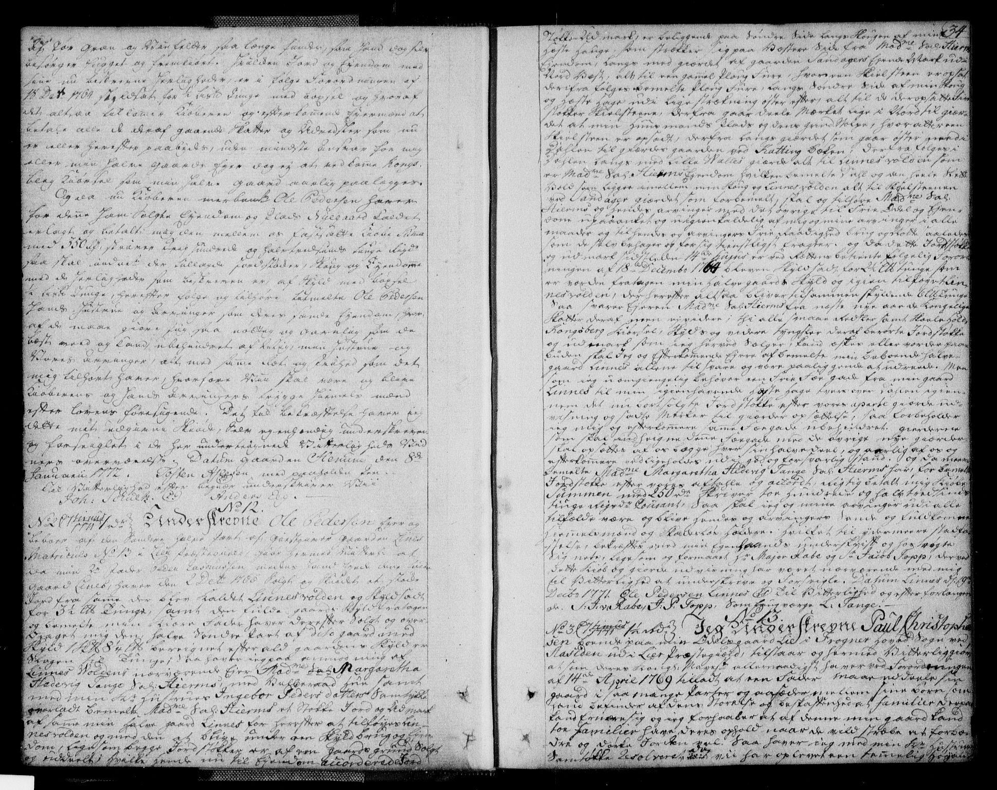 Lier, Røyken og Hurum sorenskriveri, AV/SAKO-A-89/G/Ga/Gaa/L0004a: Pantebok nr. IVa, 1771-1779, s. 34