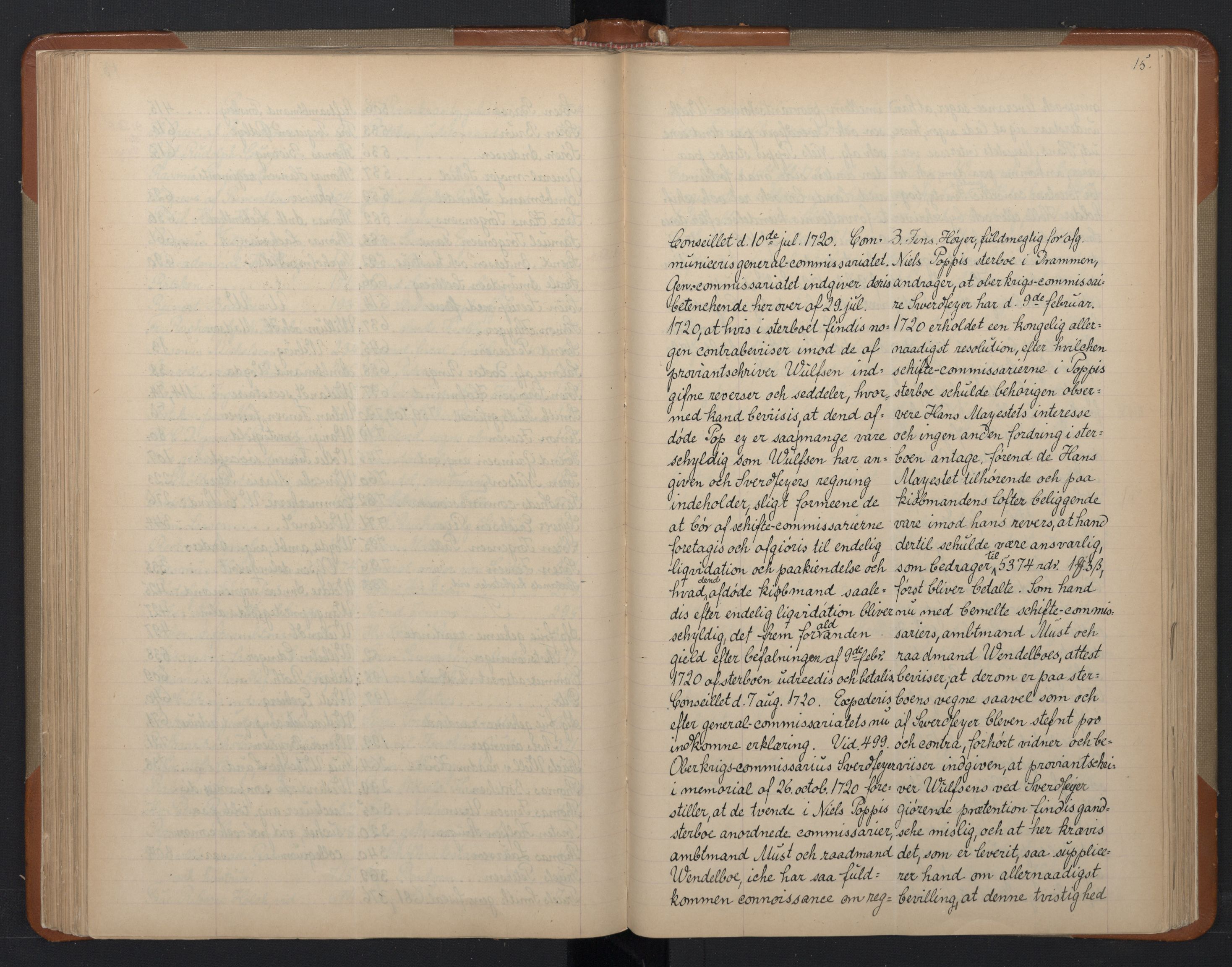 Avskriftsamlingen, RA/EA-4022/F/Fa/L0083: Supplikker, 1720, s. 127