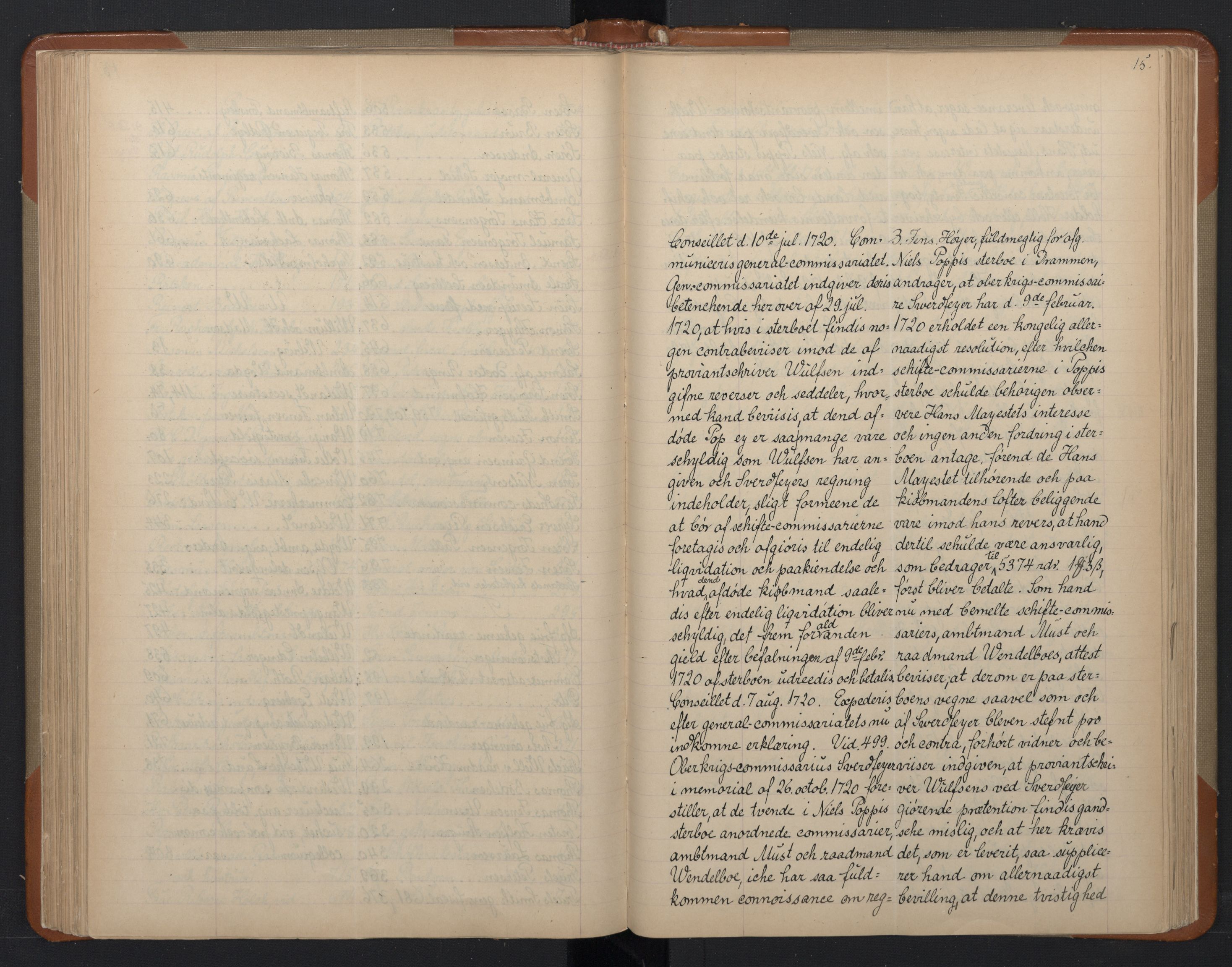 Avskriftsamlingen, AV/RA-EA-4022/F/Fa/L0083: Supplikker, 1720, s. 127