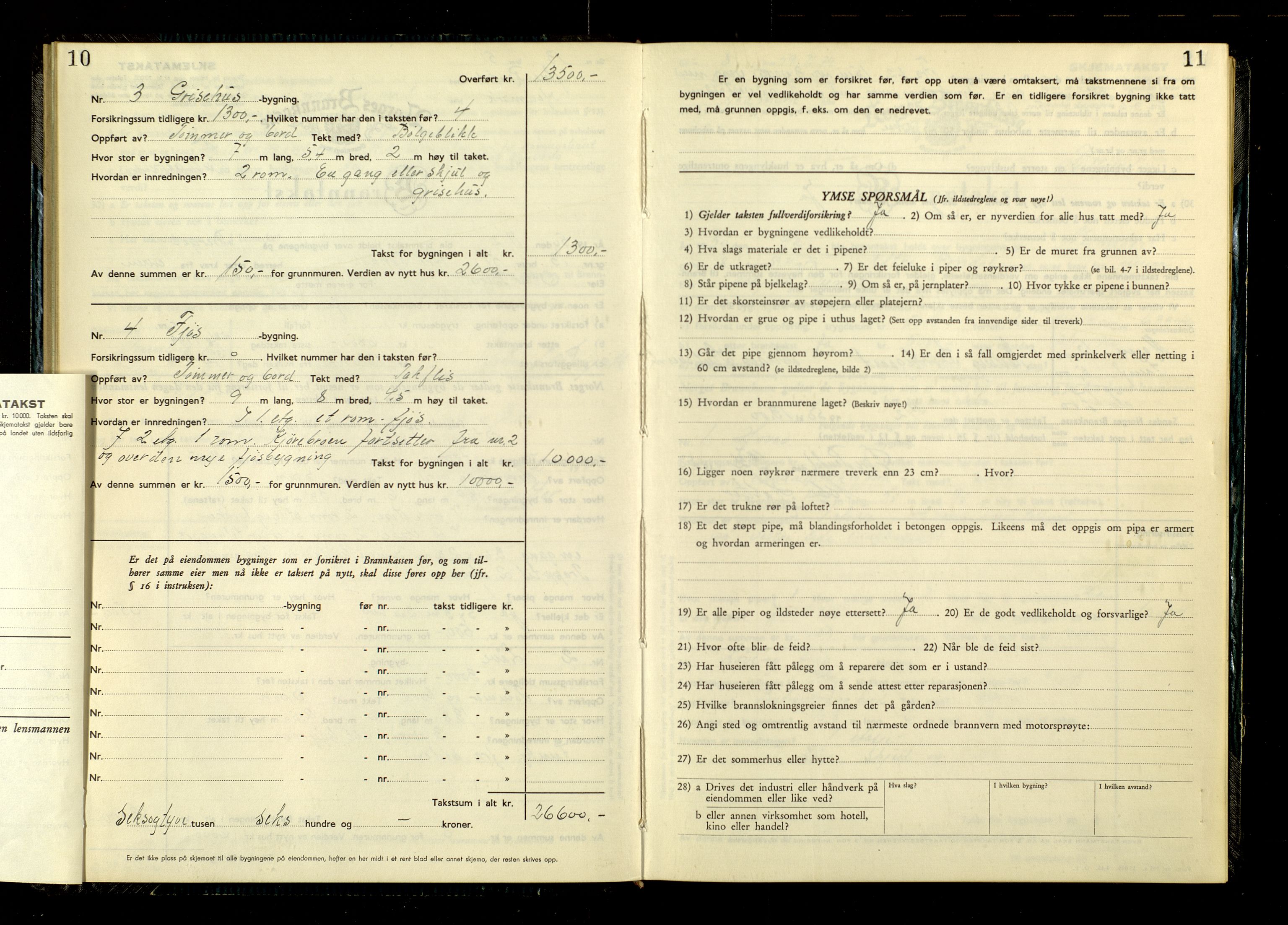 Norges Brannkasse, Rendalen, AV/SAH-NBRANR-024/F/L0024: Branntakstprotokoll, 1950-1951