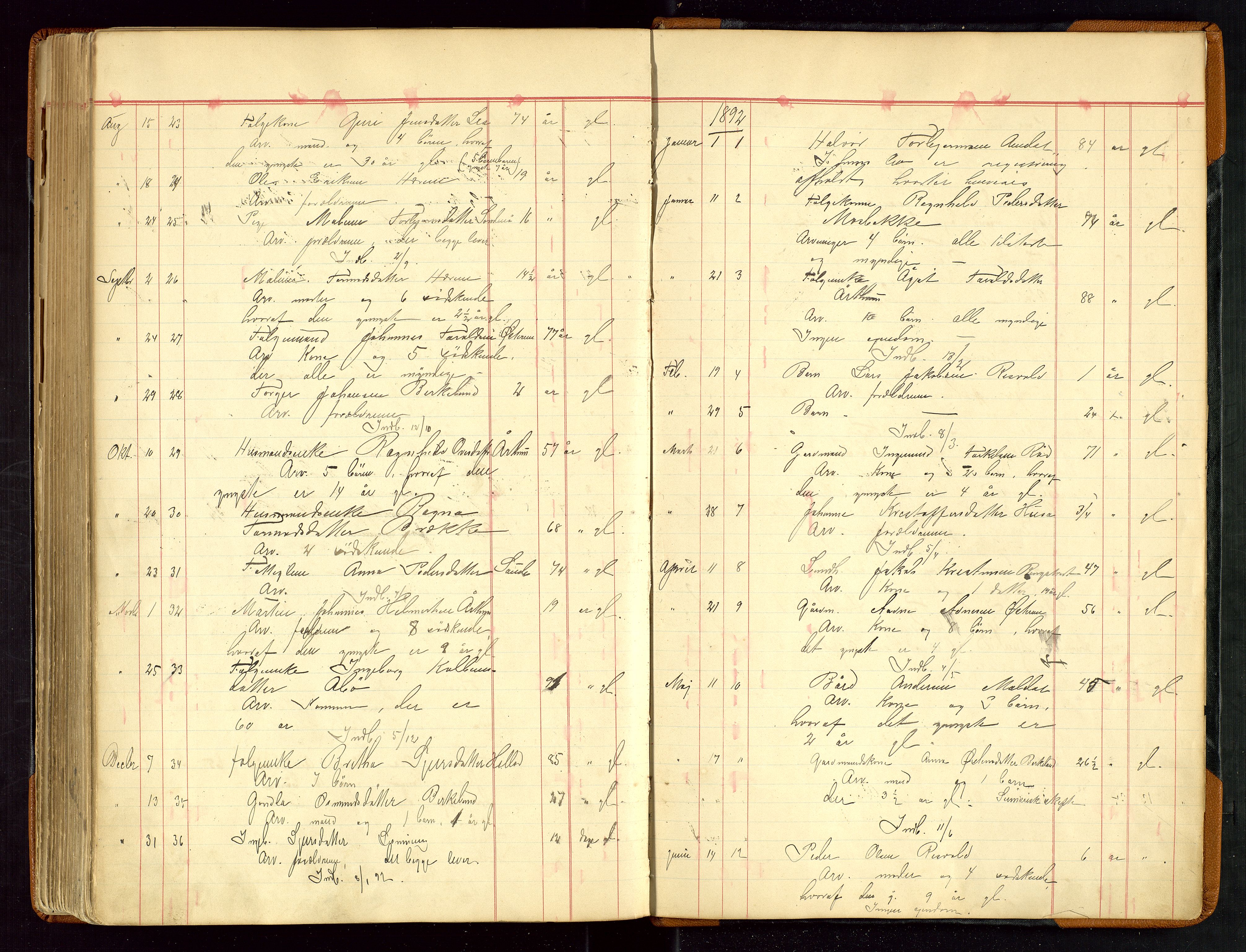 Sauda lensmannskontor, AV/SAST-A-100177/Gja/L0007: "Auktionsprotokol for Lensmanden i Søvde"   1886-1911, 1886-1911