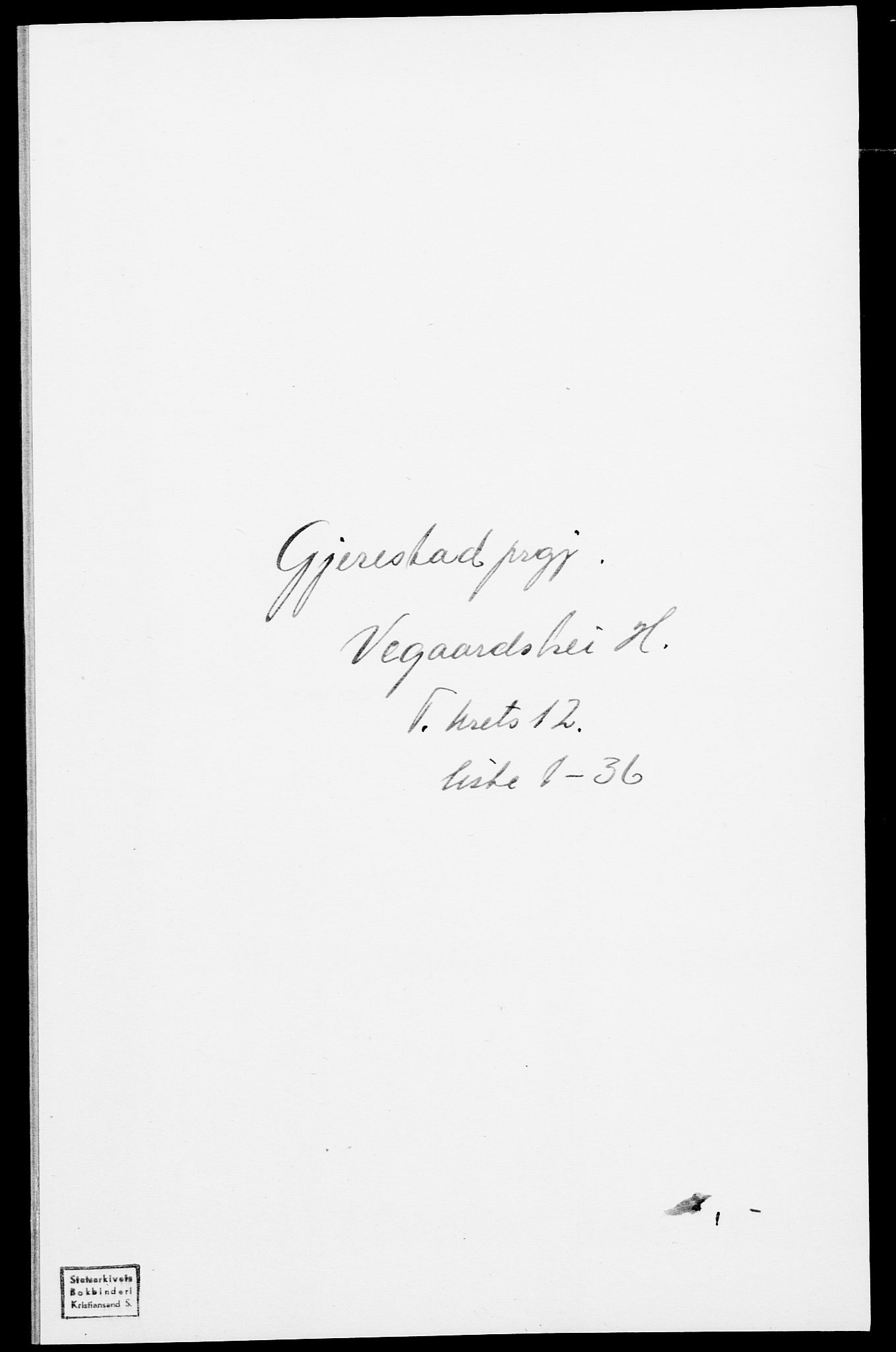 SAK, Folketelling 1875 for 0911P Gjerstad prestegjeld, 1875, s. 1206
