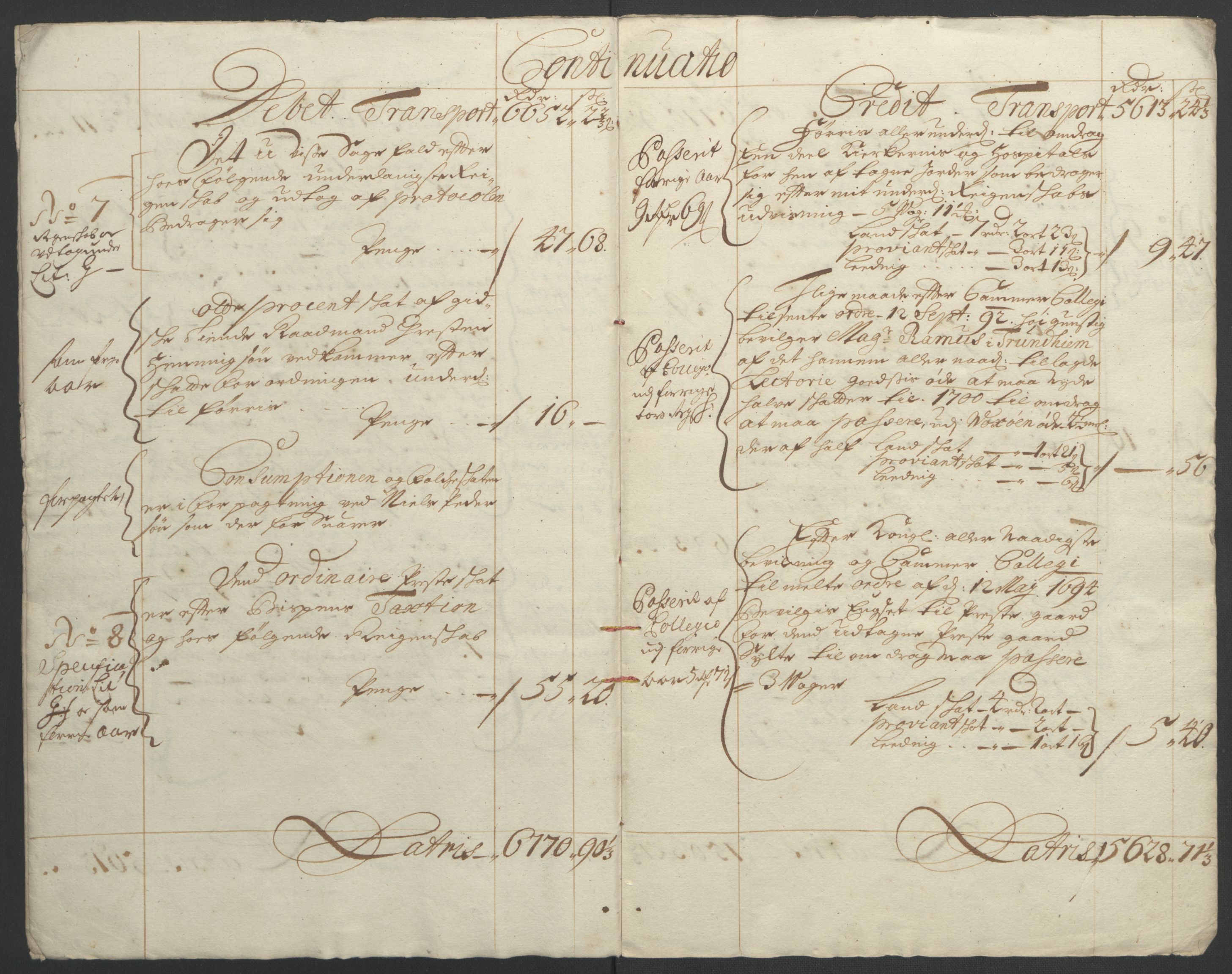 Rentekammeret inntil 1814, Reviderte regnskaper, Fogderegnskap, AV/RA-EA-4092/R54/L3555: Fogderegnskap Sunnmøre, 1694-1695, s. 187