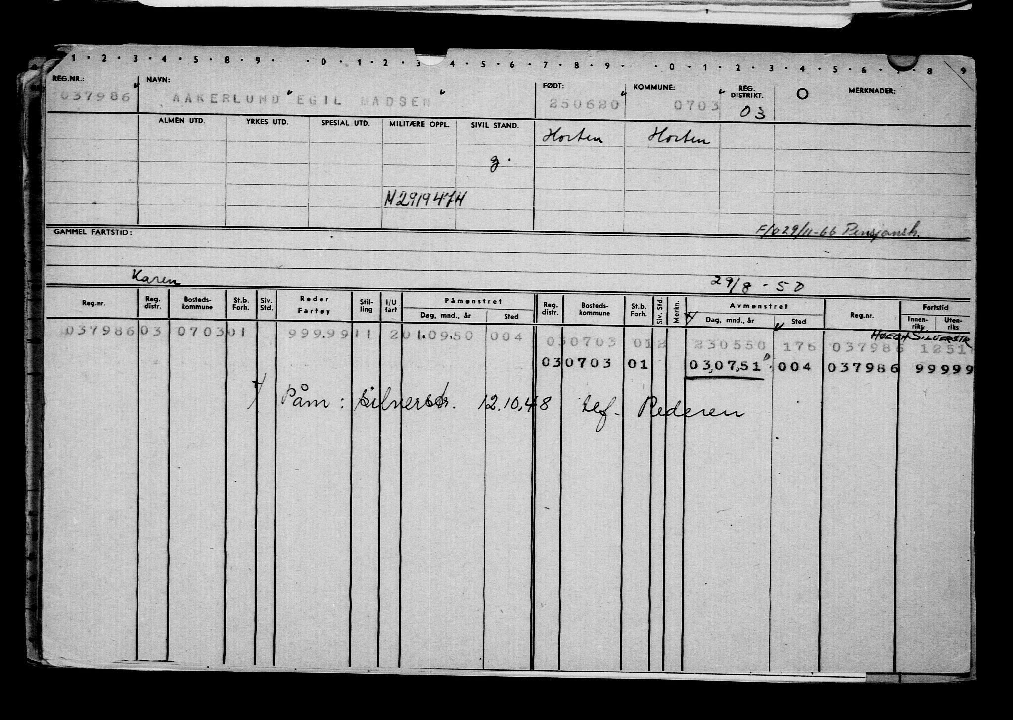 Direktoratet for sjømenn, AV/RA-S-3545/G/Gb/L0182: Hovedkort, 1920, s. 483