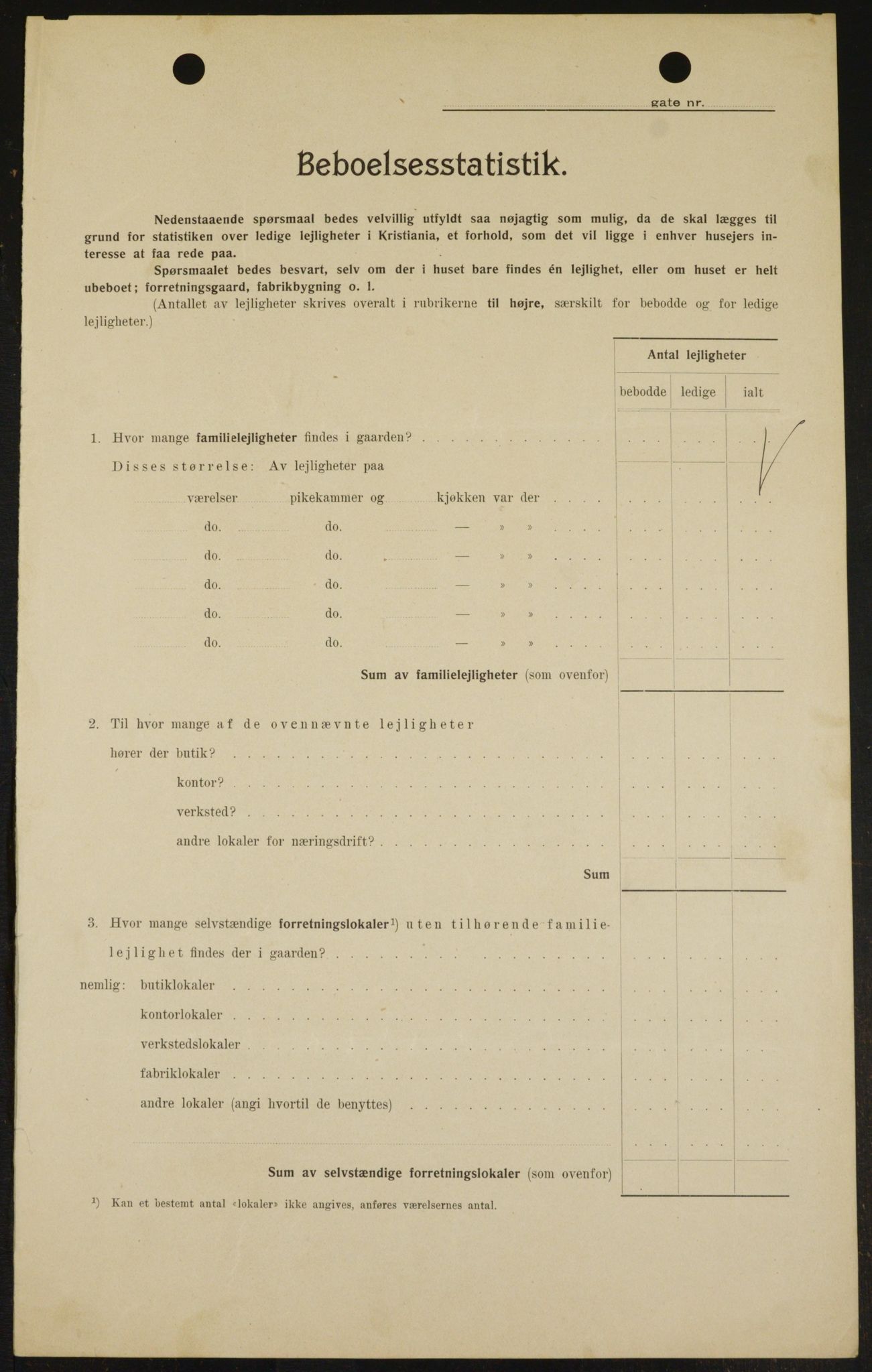 OBA, Kommunal folketelling 1.2.1909 for Kristiania kjøpstad, 1909, s. 24470