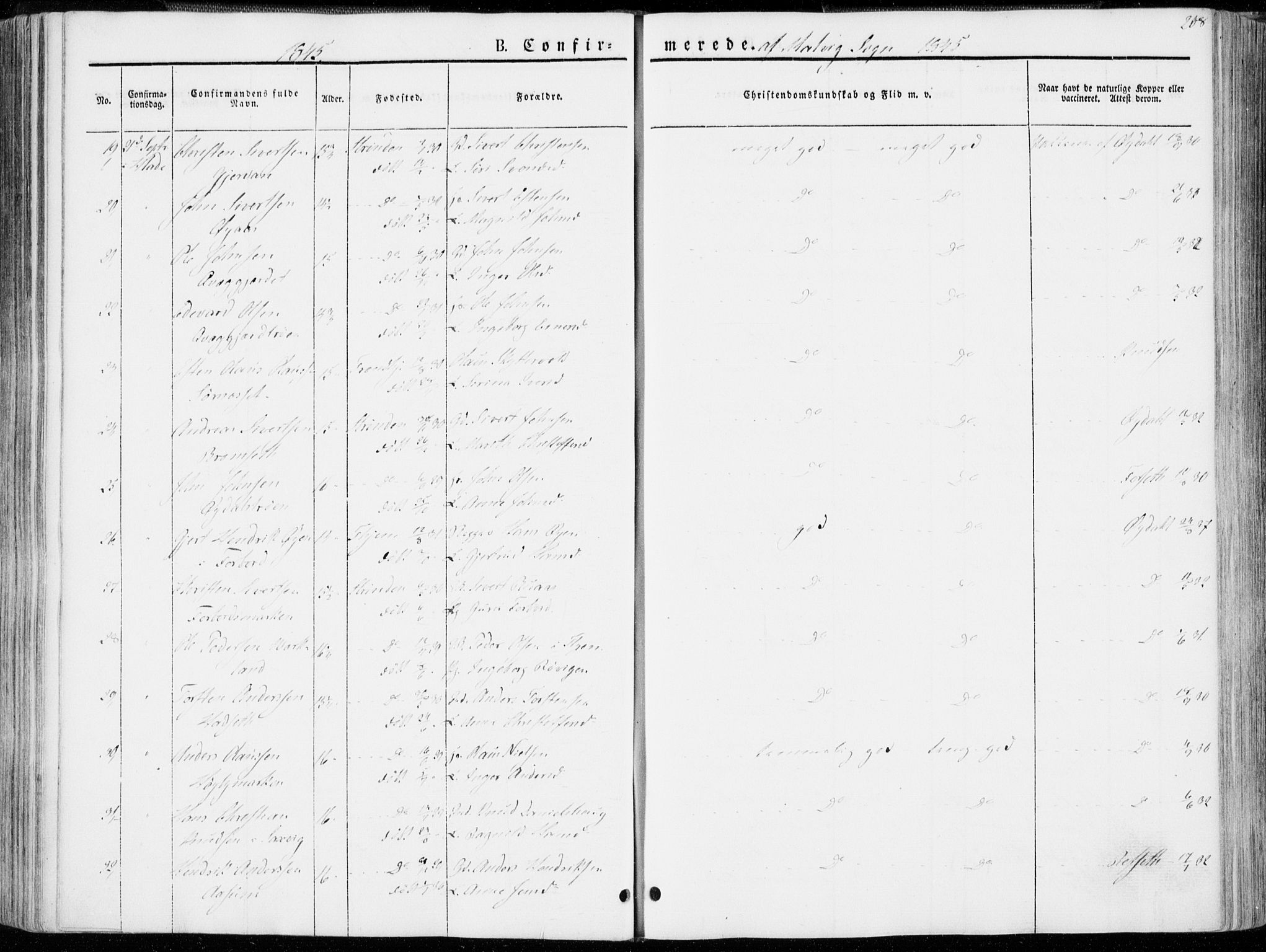 Ministerialprotokoller, klokkerbøker og fødselsregistre - Sør-Trøndelag, AV/SAT-A-1456/606/L0290: Ministerialbok nr. 606A05, 1841-1847, s. 208