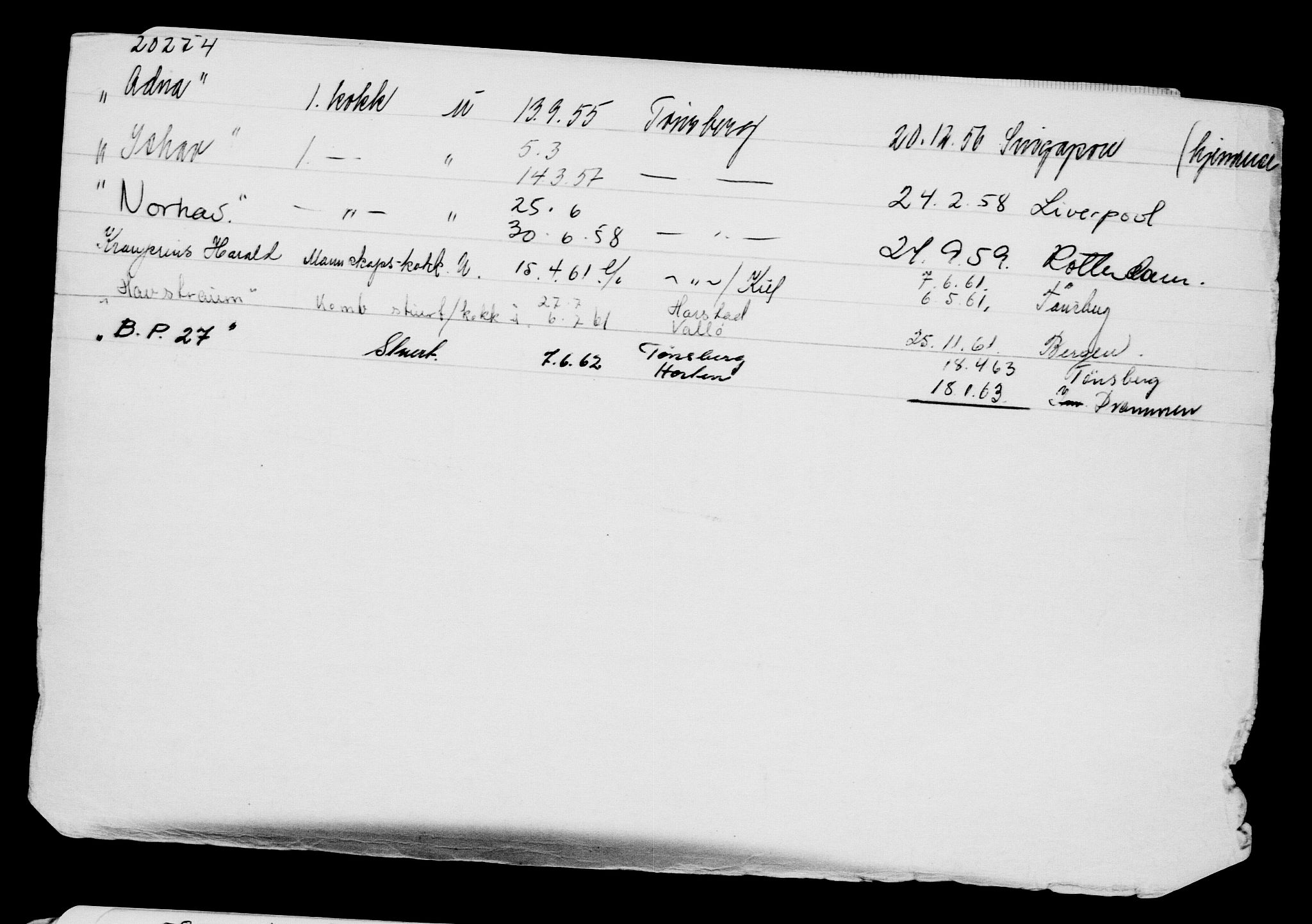 Direktoratet for sjømenn, AV/RA-S-3545/G/Gb/L0111: Hovedkort, 1913, s. 674