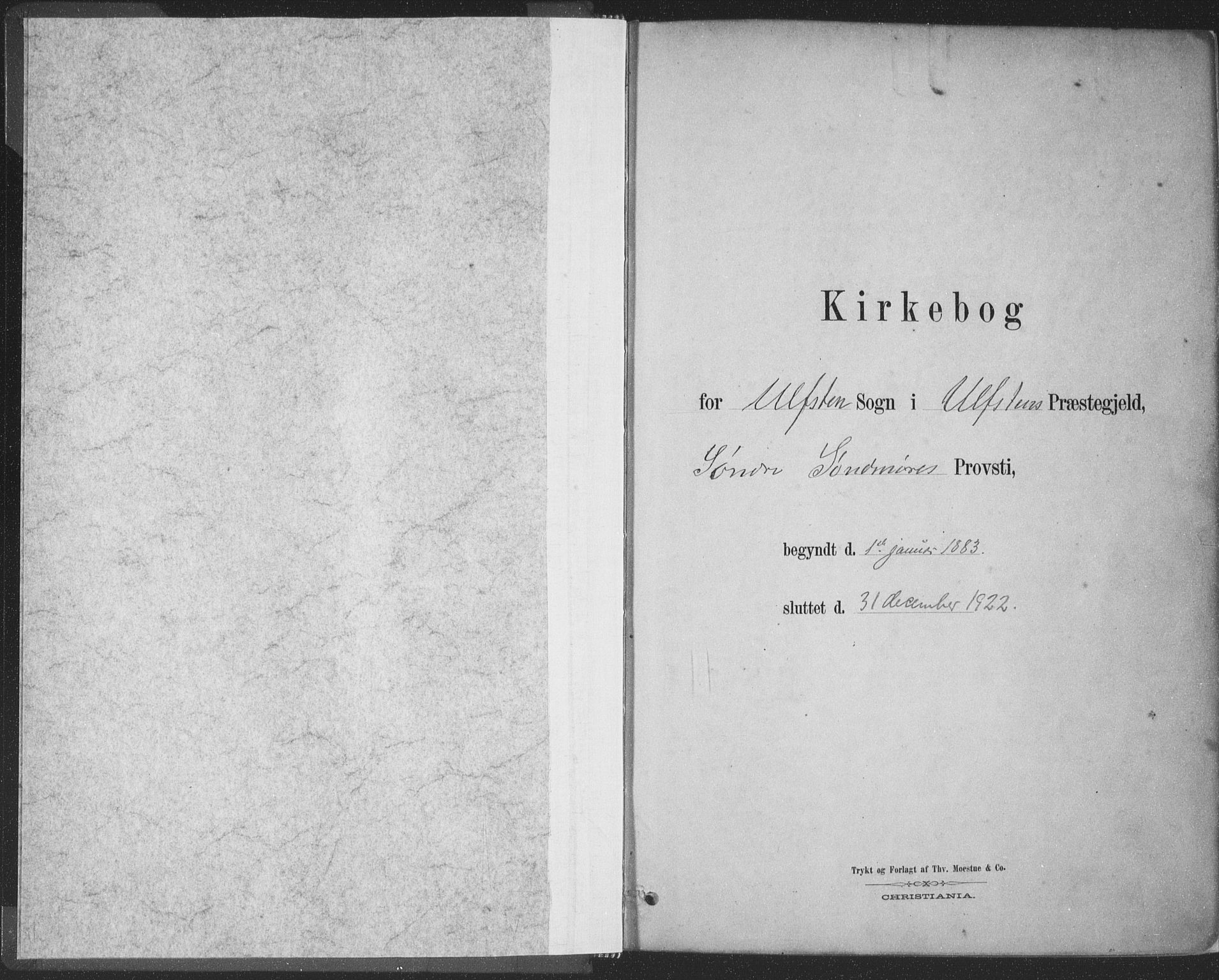 Ministerialprotokoller, klokkerbøker og fødselsregistre - Møre og Romsdal, SAT/A-1454/509/L0106: Ministerialbok nr. 509A04, 1883-1922