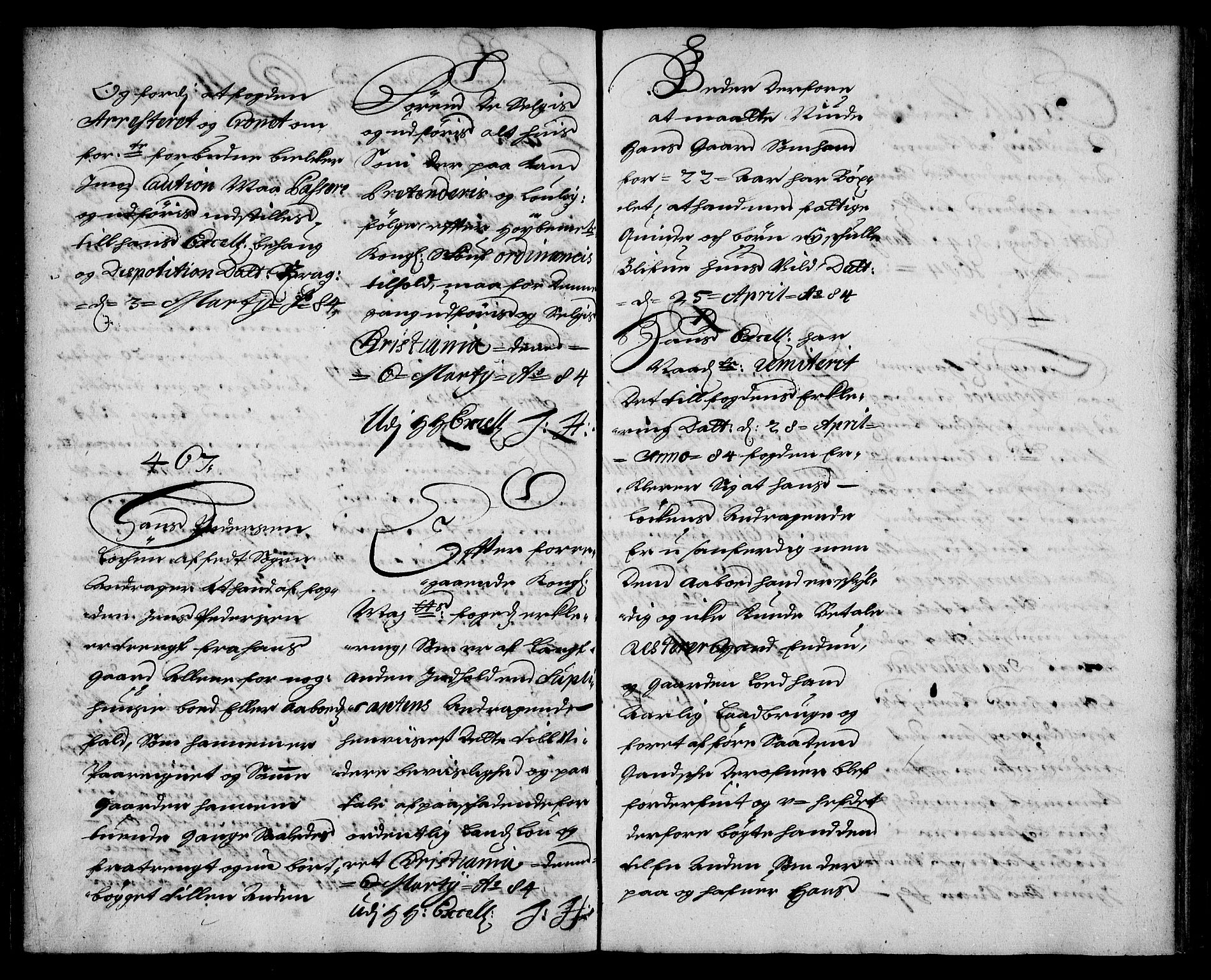 Stattholderembetet 1572-1771, AV/RA-EA-2870/Ae/L0001: Supplikasjons- og resolusjonsprotokoll, 1683-1684