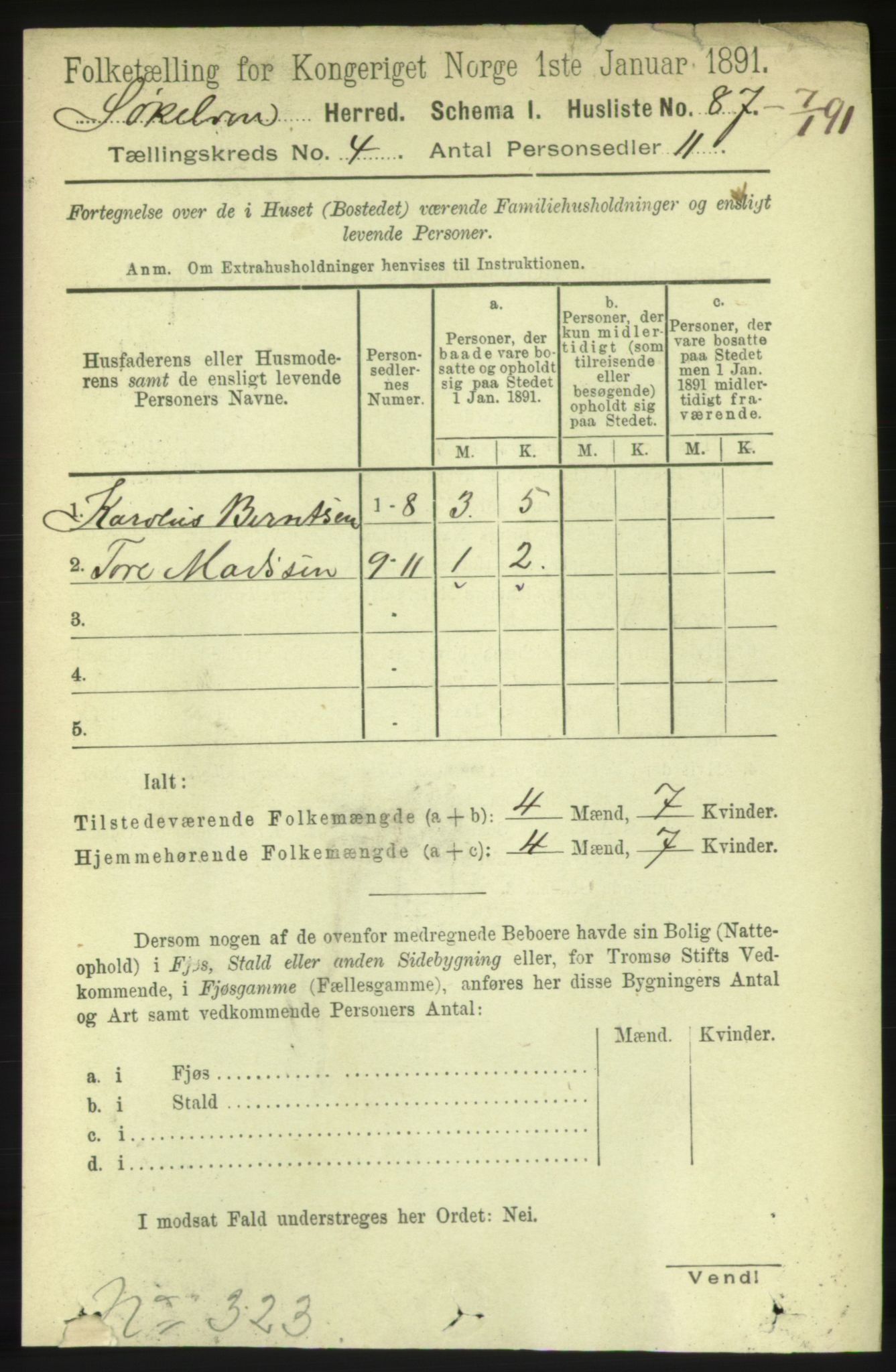 RA, Folketelling 1891 for 1528 Sykkylven herred, 1891, s. 2312