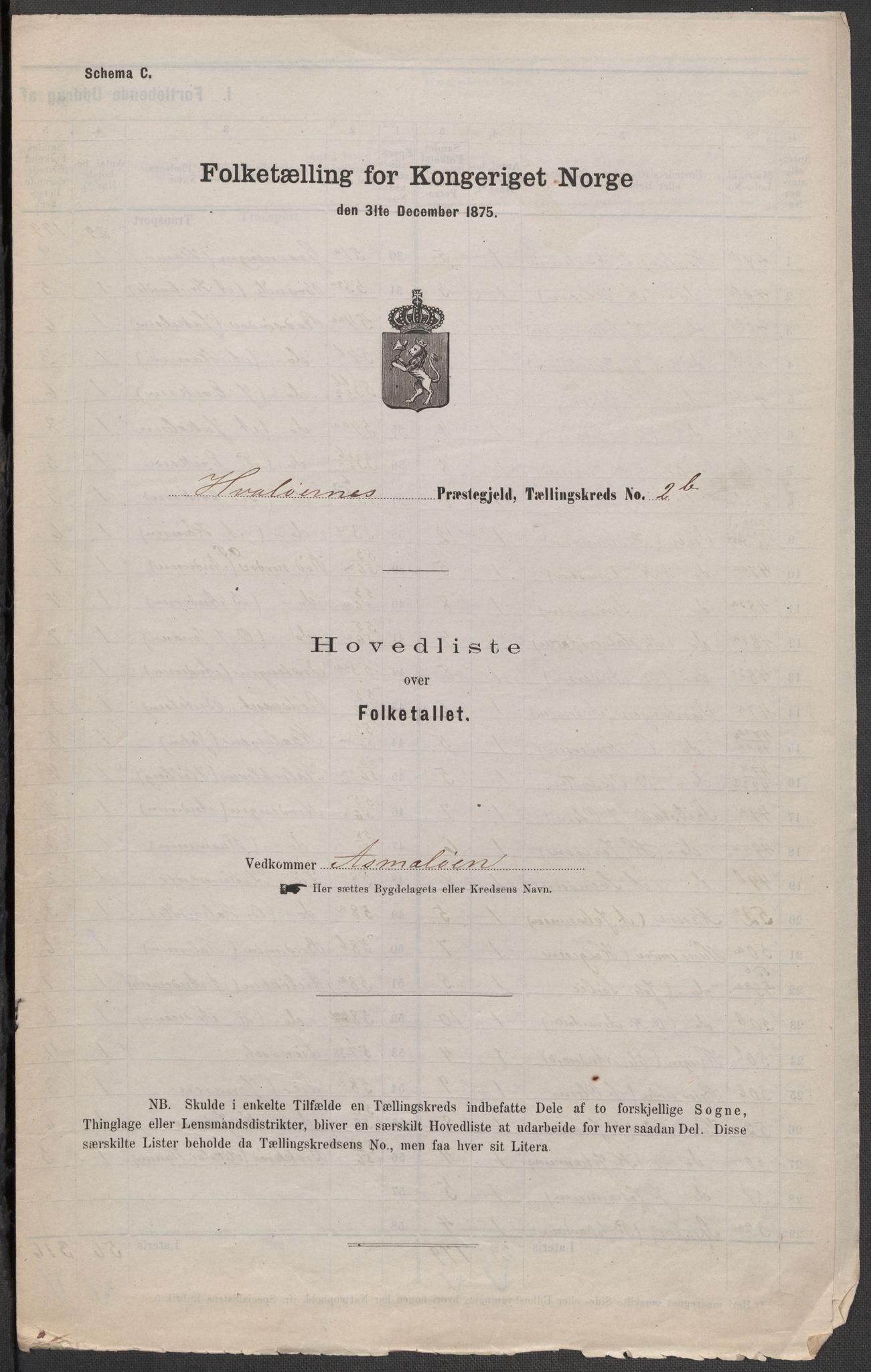 RA, Folketelling 1875 for 0111P Hvaler prestegjeld, 1875, s. 10