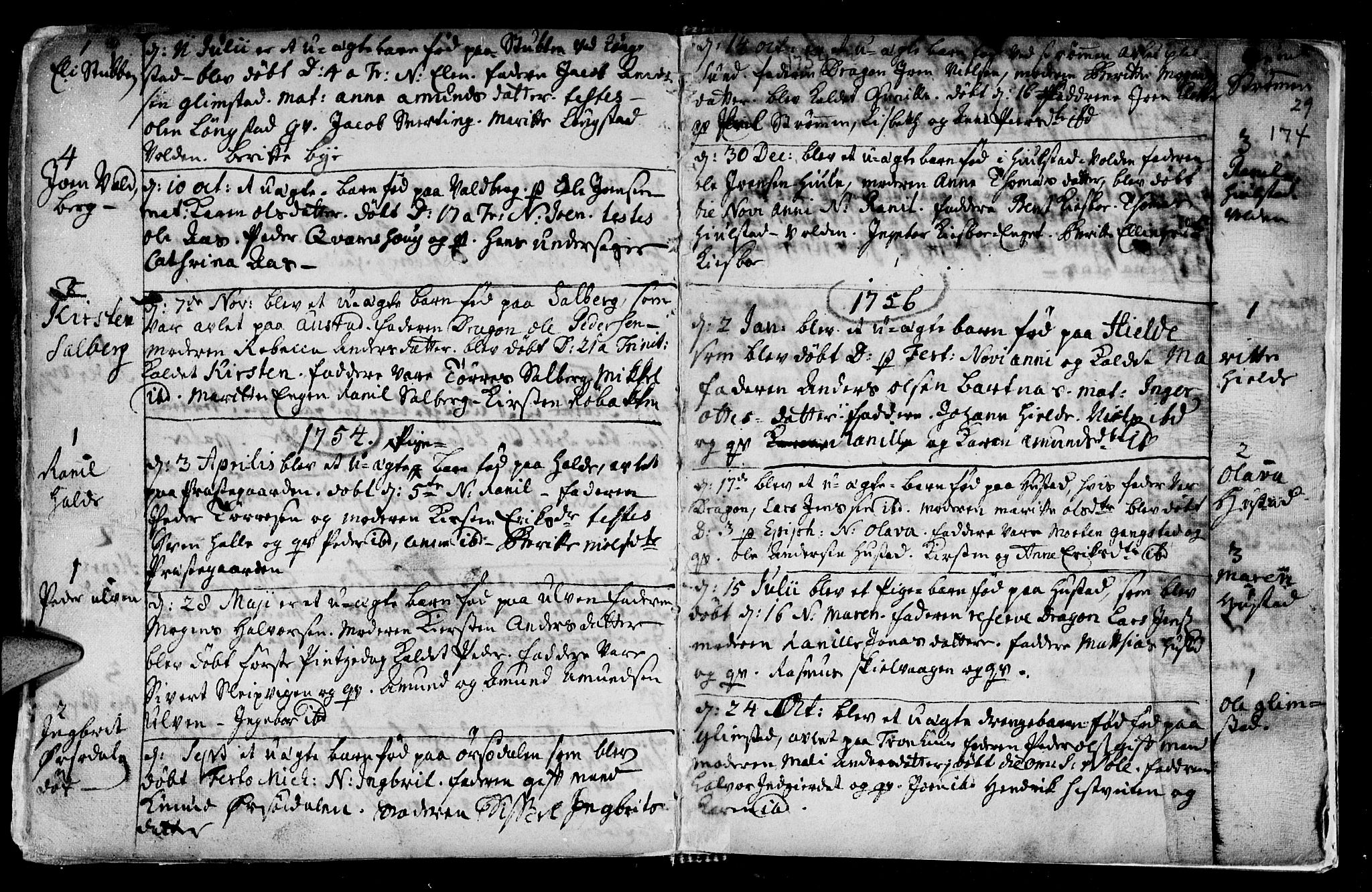 Ministerialprotokoller, klokkerbøker og fødselsregistre - Nord-Trøndelag, AV/SAT-A-1458/730/L0272: Ministerialbok nr. 730A01, 1733-1764, s. 174