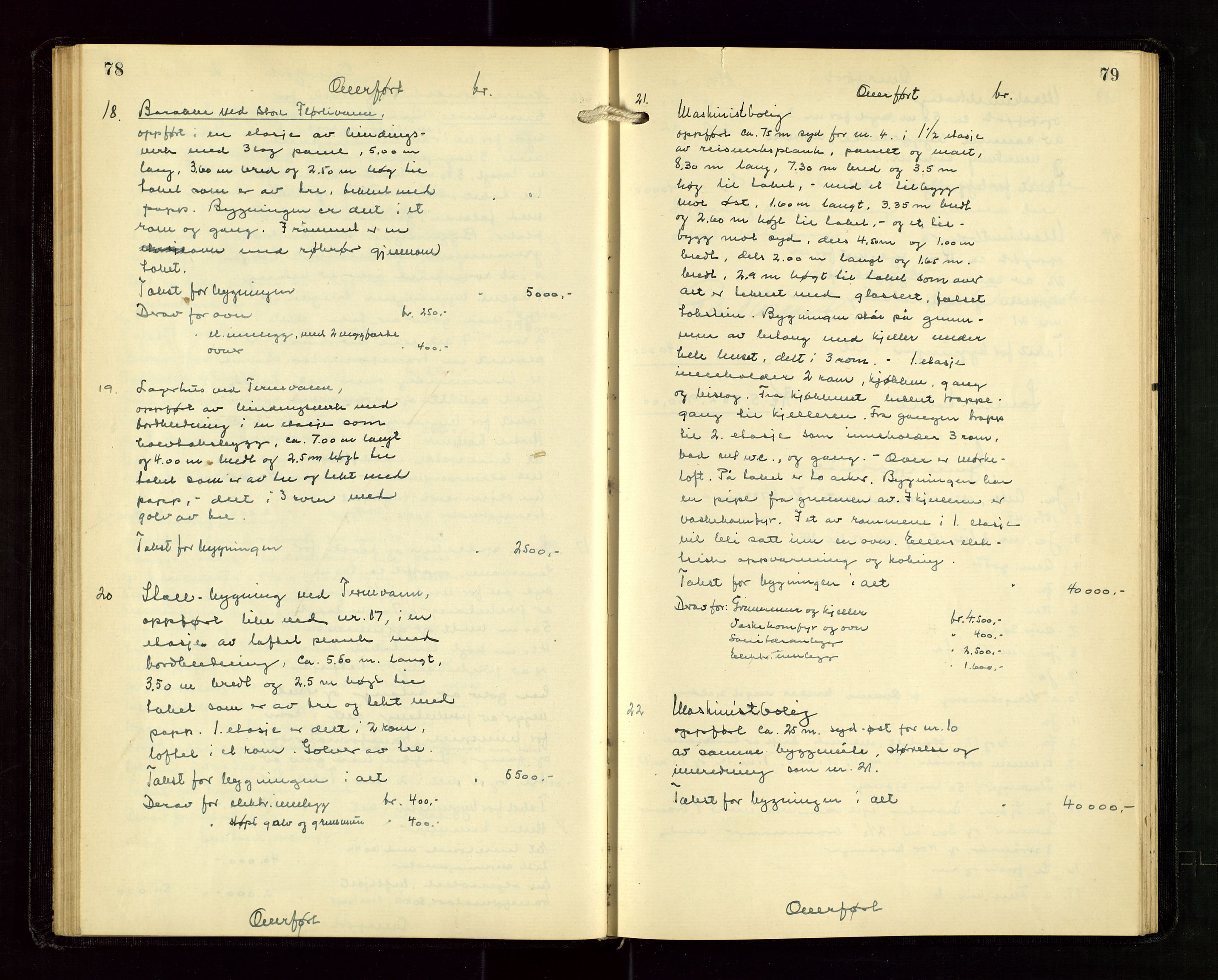 Høle og Forsand lensmannskontor, AV/SAST-A-100127/Goa/L0003: "Brandtakstprotokoll", 1936-1953, s. 78-79