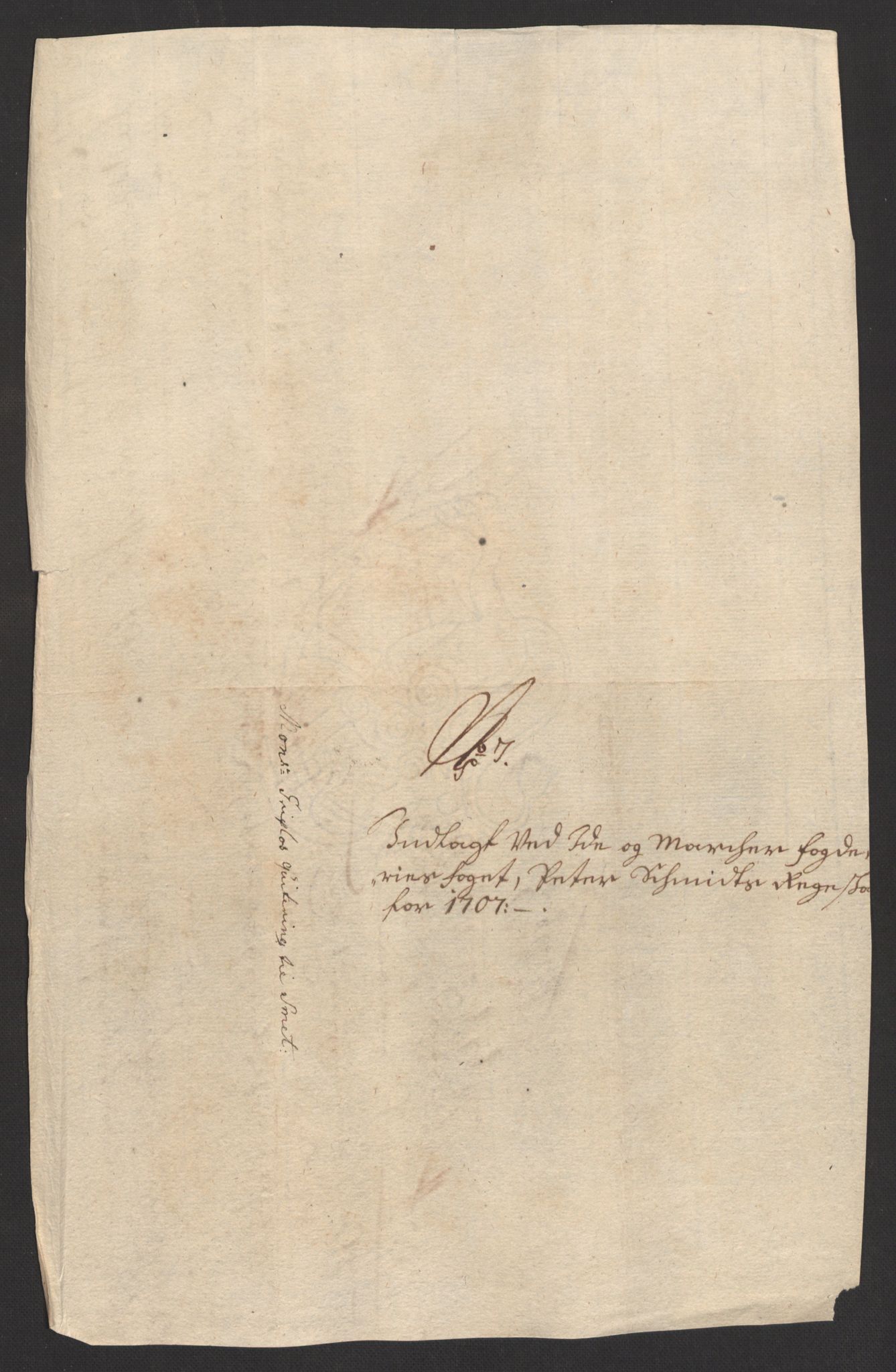 Rentekammeret inntil 1814, Reviderte regnskaper, Fogderegnskap, AV/RA-EA-4092/R01/L0018: Fogderegnskap Idd og Marker, 1707-1709, s. 99