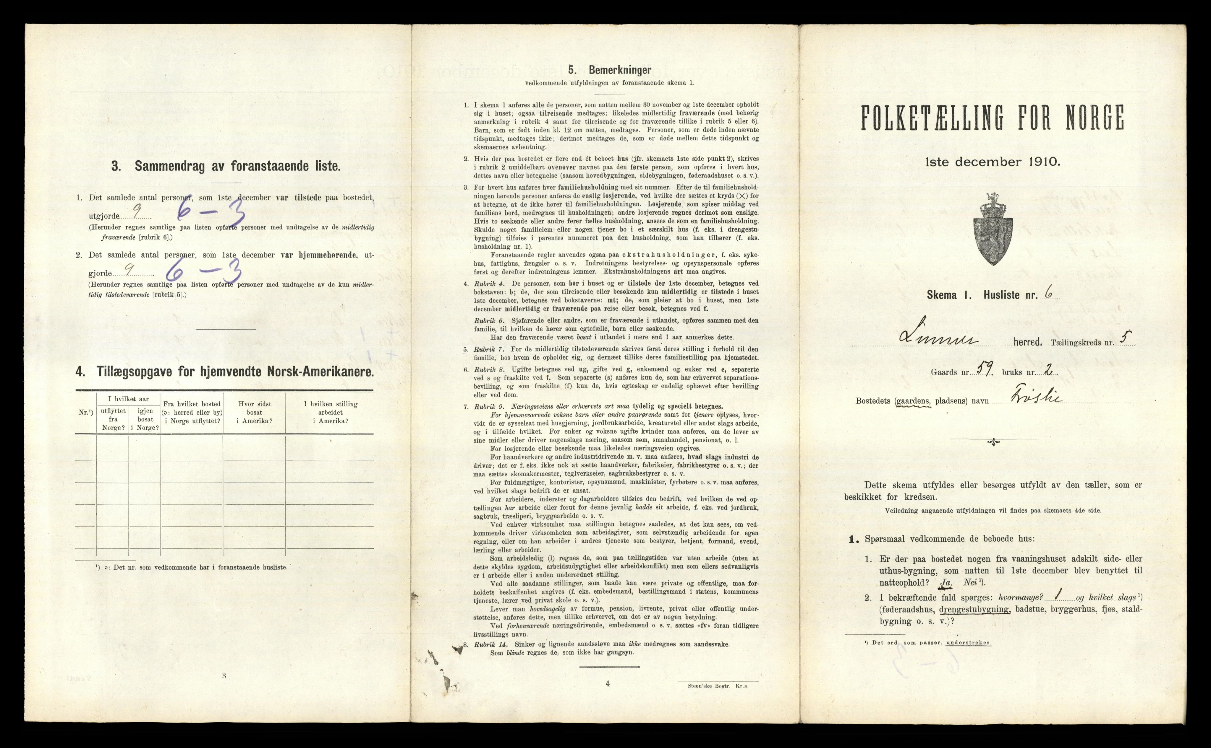 RA, Folketelling 1910 for 0533 Lunner herred, 1910, s. 826