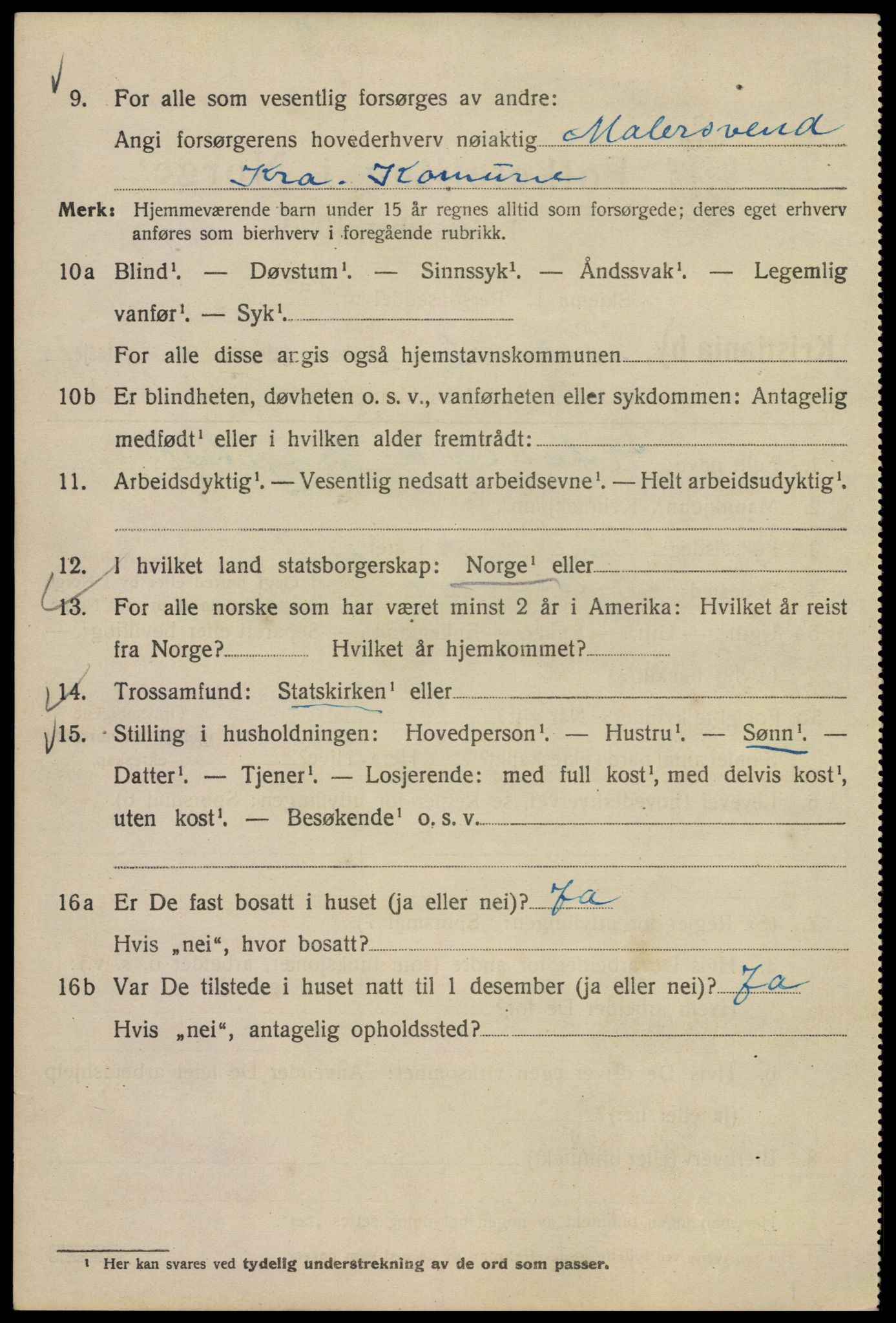 SAO, Folketelling 1920 for 0301 Kristiania kjøpstad, 1920, s. 517706