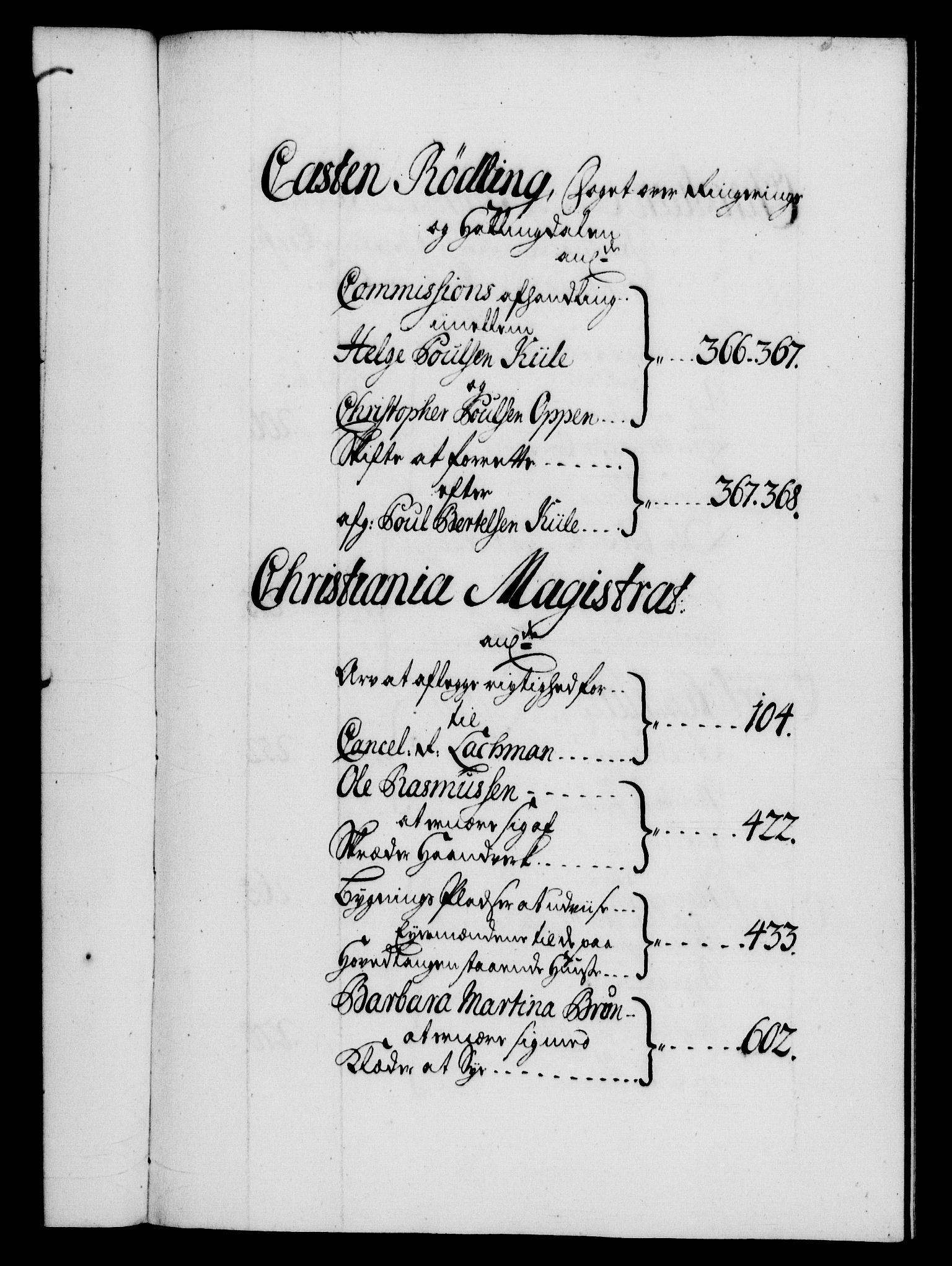 Danske Kanselli 1572-1799, AV/RA-EA-3023/F/Fc/Fca/Fcab/L0025: Norske tegnelser, 1730-1733