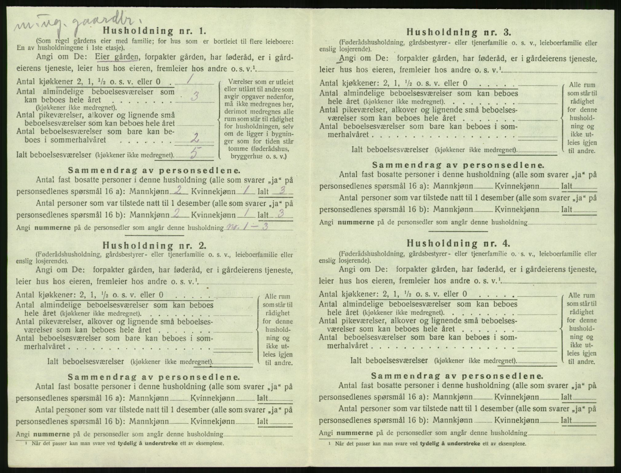 SAT, Folketelling 1920 for 1523 Sunnylven herred, 1920, s. 247