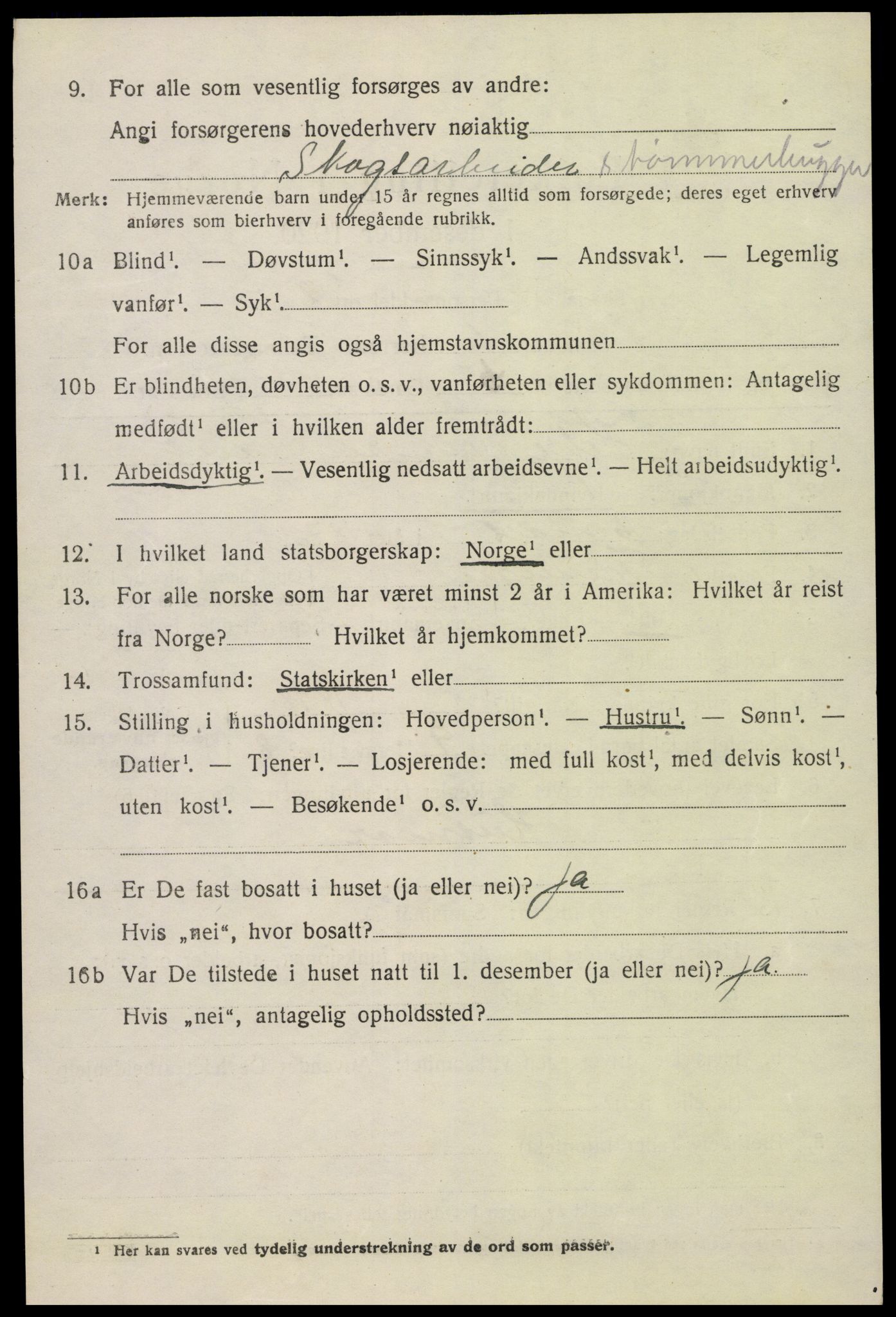 SAK, Folketelling 1920 for 0929 Åmli herred, 1920, s. 2328