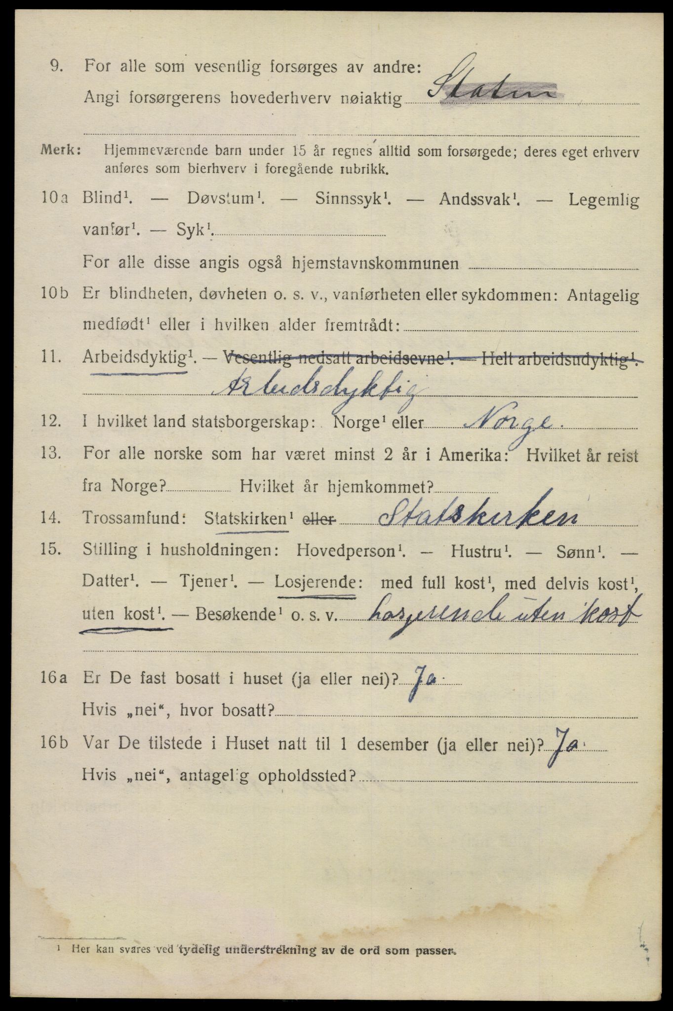 SAKO, Folketelling 1920 for 0806 Skien kjøpstad, 1920, s. 28591