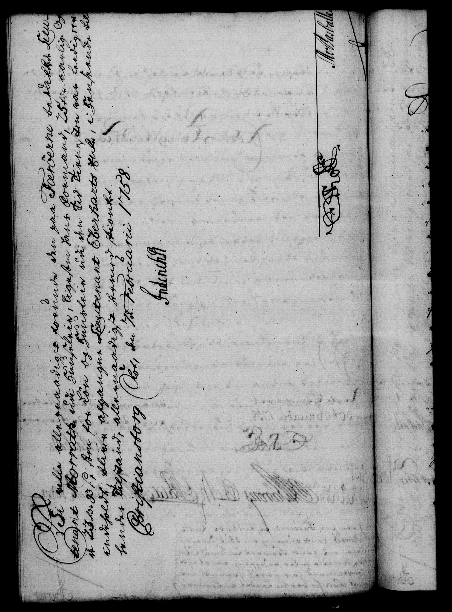 Rentekammeret, Kammerkanselliet, AV/RA-EA-3111/G/Gf/Gfa/L0040: Norsk relasjons- og resolusjonsprotokoll (merket RK 52.40), 1758, s. 117