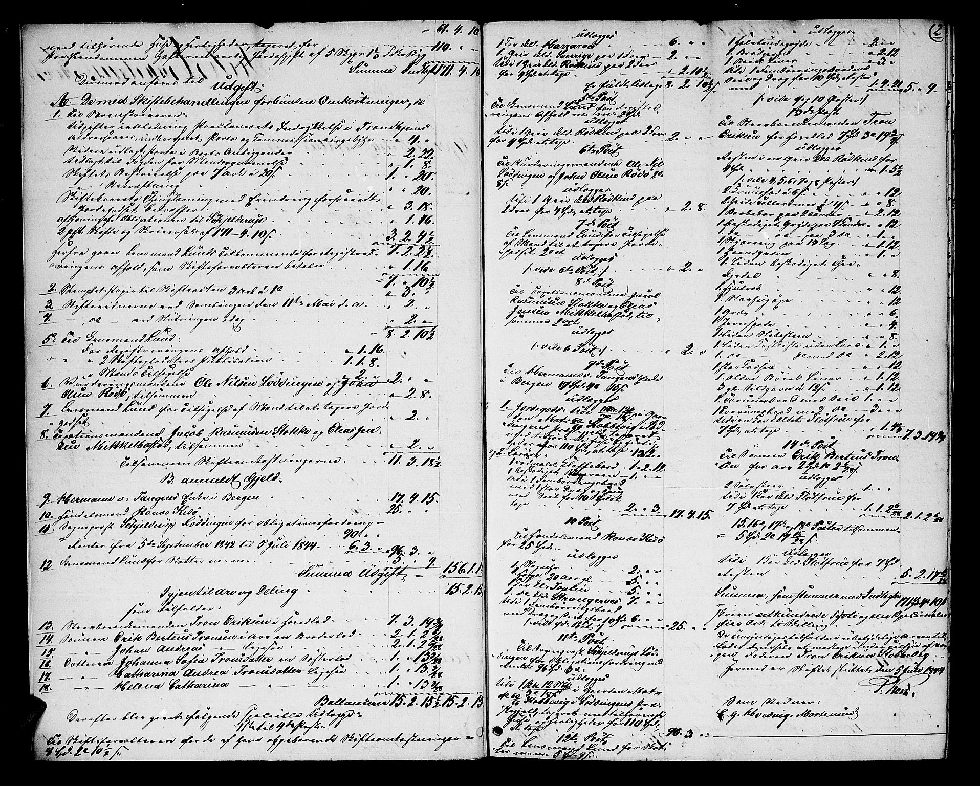 Salten sorenskriveri, AV/SAT-A-4578/1/3/3A/L0055: Skifteprotokoll 25, 1844-1845, s. 1b-2a
