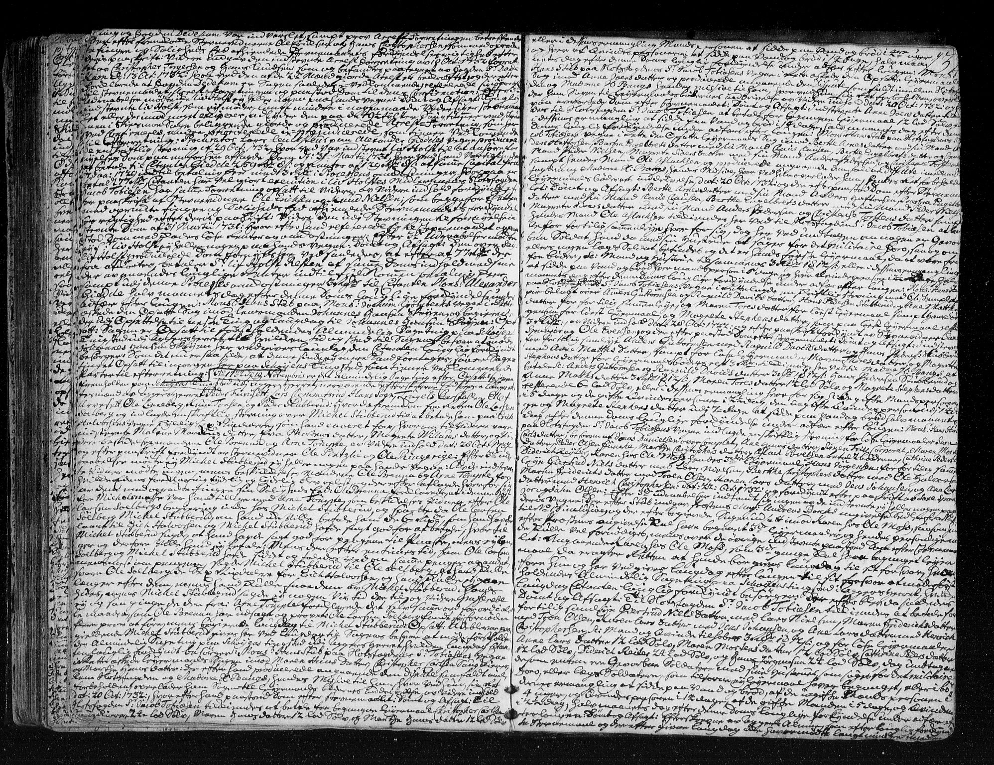 Aker sorenskriveri, SAO/A-10895/F/Fb/L0035: Tingbok, 1729-1733, s. 136b-137a