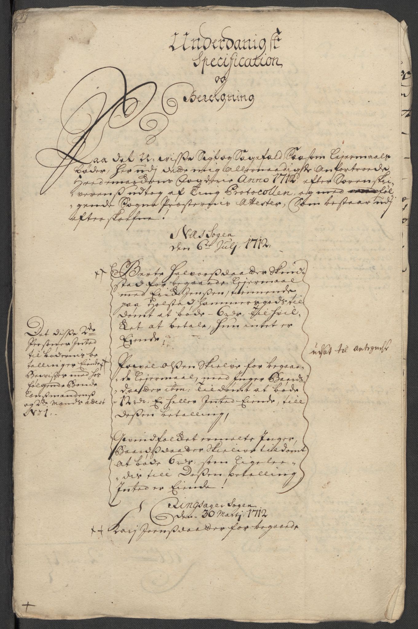 Rentekammeret inntil 1814, Reviderte regnskaper, Fogderegnskap, RA/EA-4092/R16/L1049: Fogderegnskap Hedmark, 1712, s. 174
