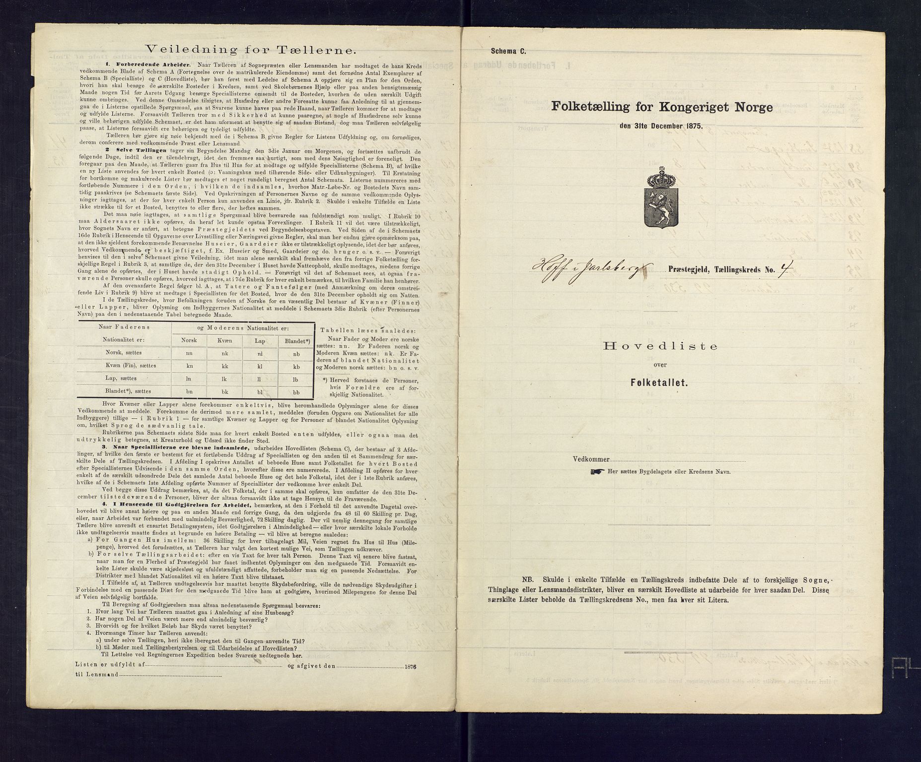 SAKO, Folketelling 1875 for 0714P Hof prestegjeld, 1875, s. 17