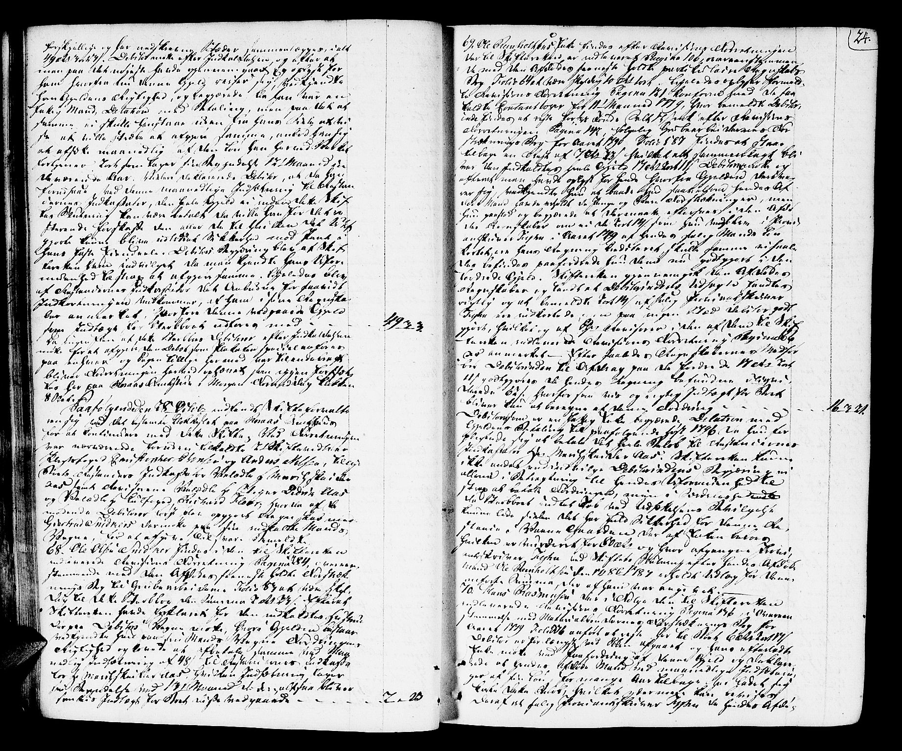 Røros Bergrett, AV/SAT-A-0024/3/3A/L0007: Skifteprotokoll, 1797-1813, s. 23b-24a